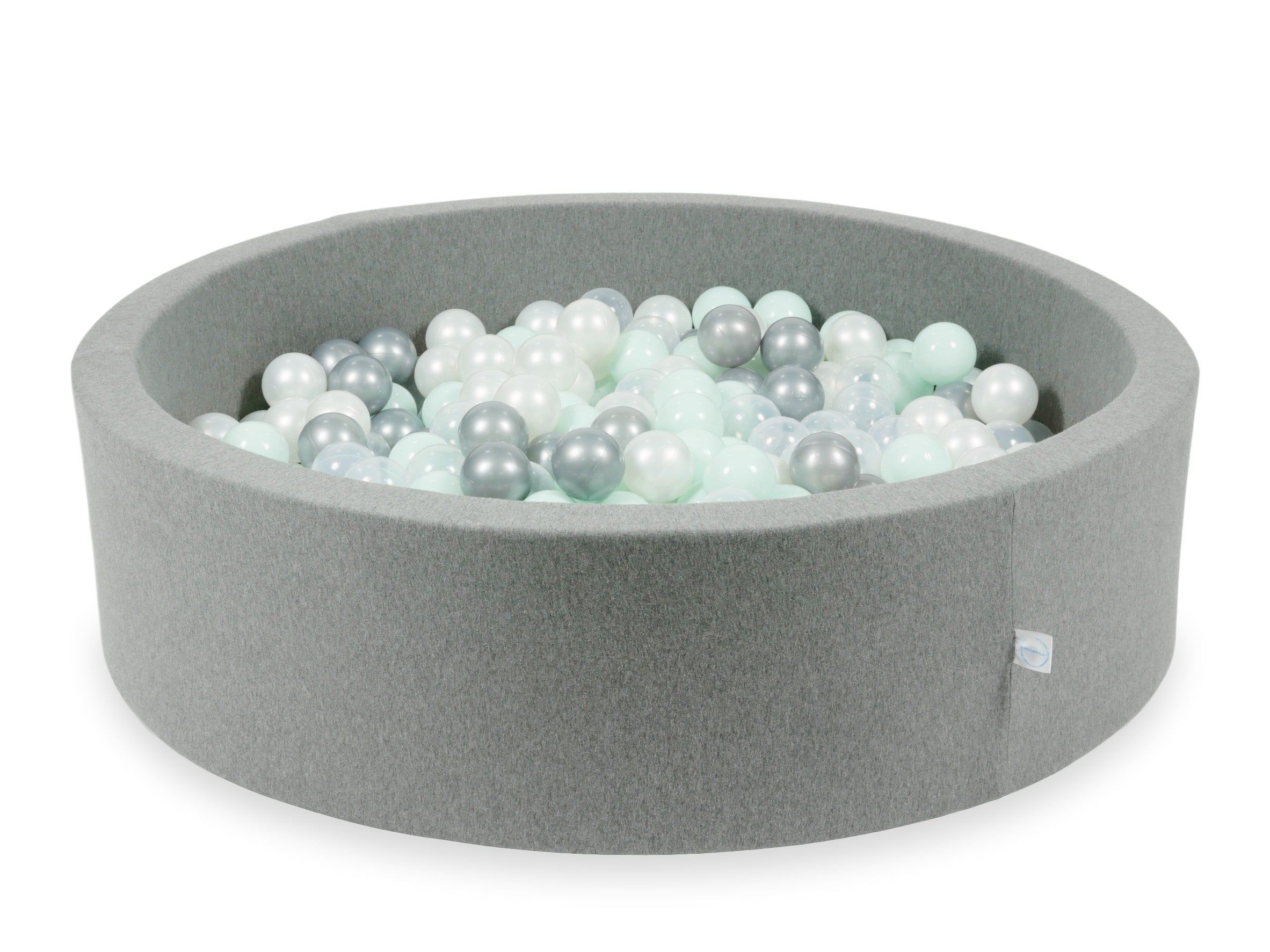 Piscine à balles en gris 110x30 cm avec 400 balles
