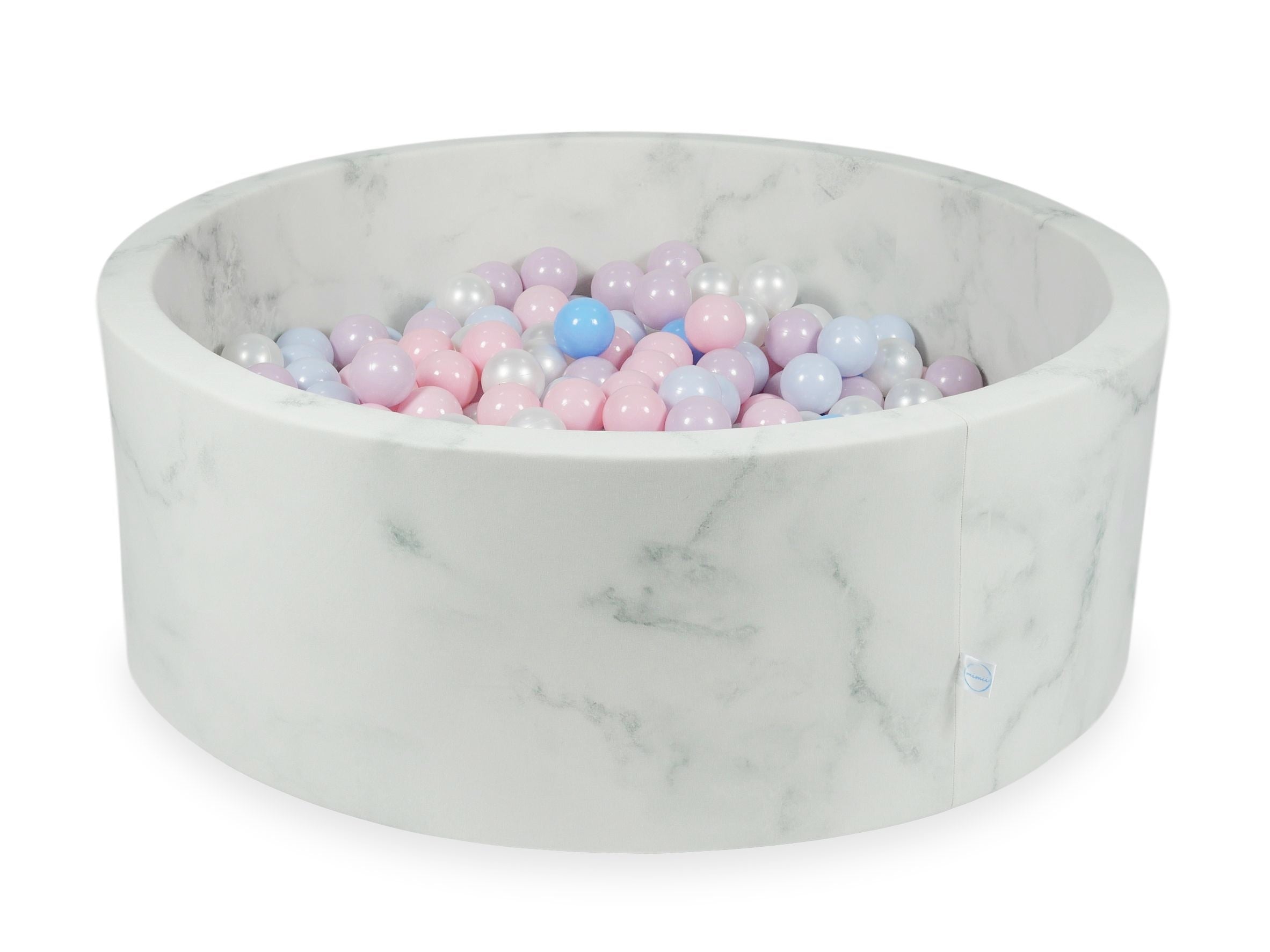 Piscine à balles en velours Marble 110x40 cm avec 500balles