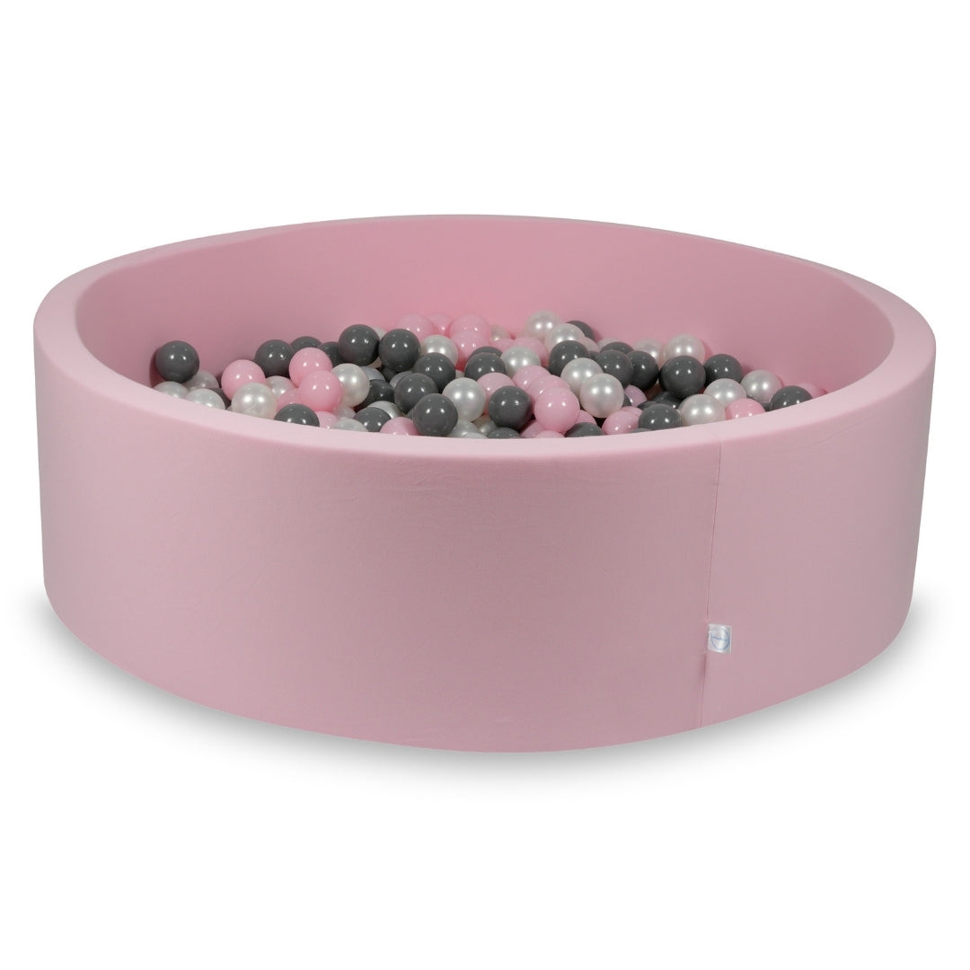 Piscine à balles en rose poudré 130x40 cm avec 700 balles