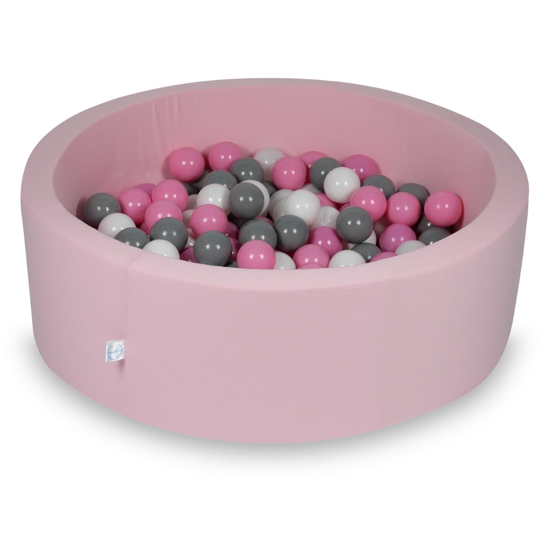 Piscine à balles en puder rosa 90x30 cm avec 200 balles