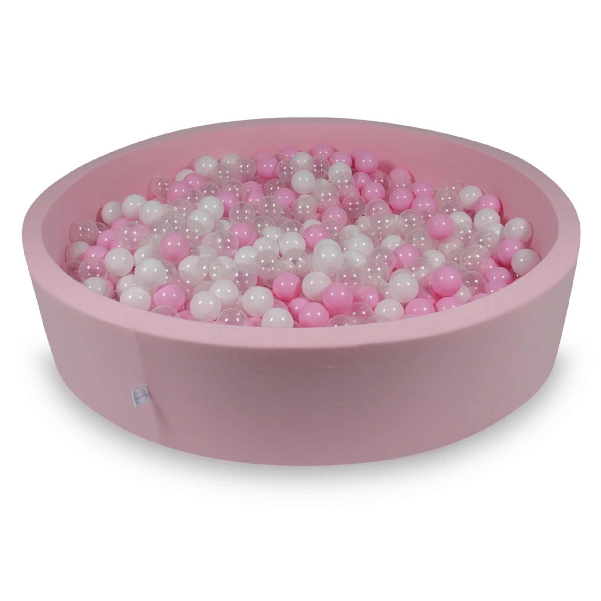 Piscine à balles en rose poudré 130x30 cm avec 600 balles