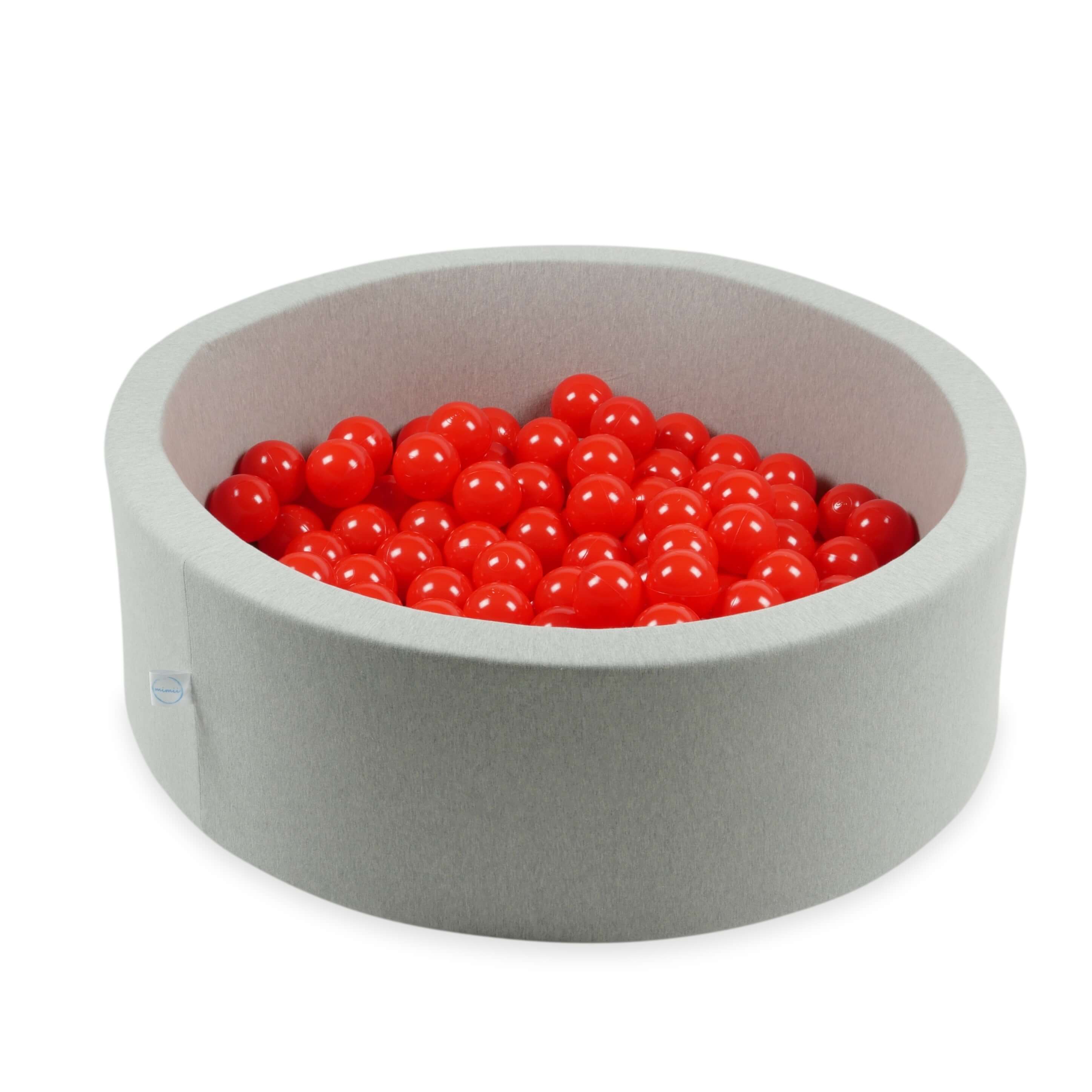 Balles de jeu ø7cm 50 pièces rouge