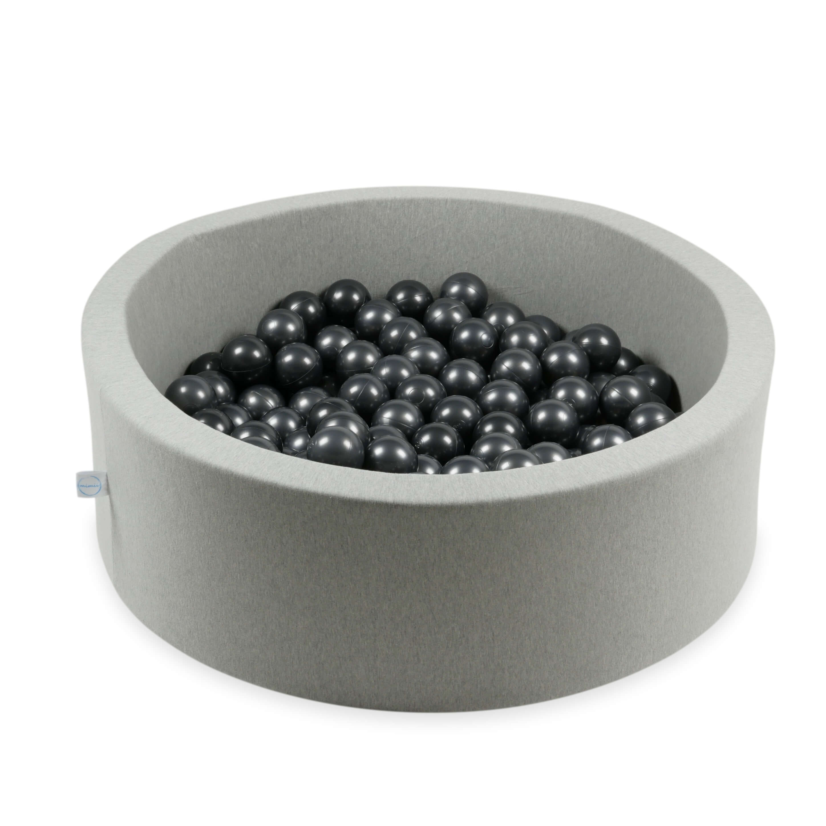 Balles de jeu ø7cm 200 pièces graphite métallique