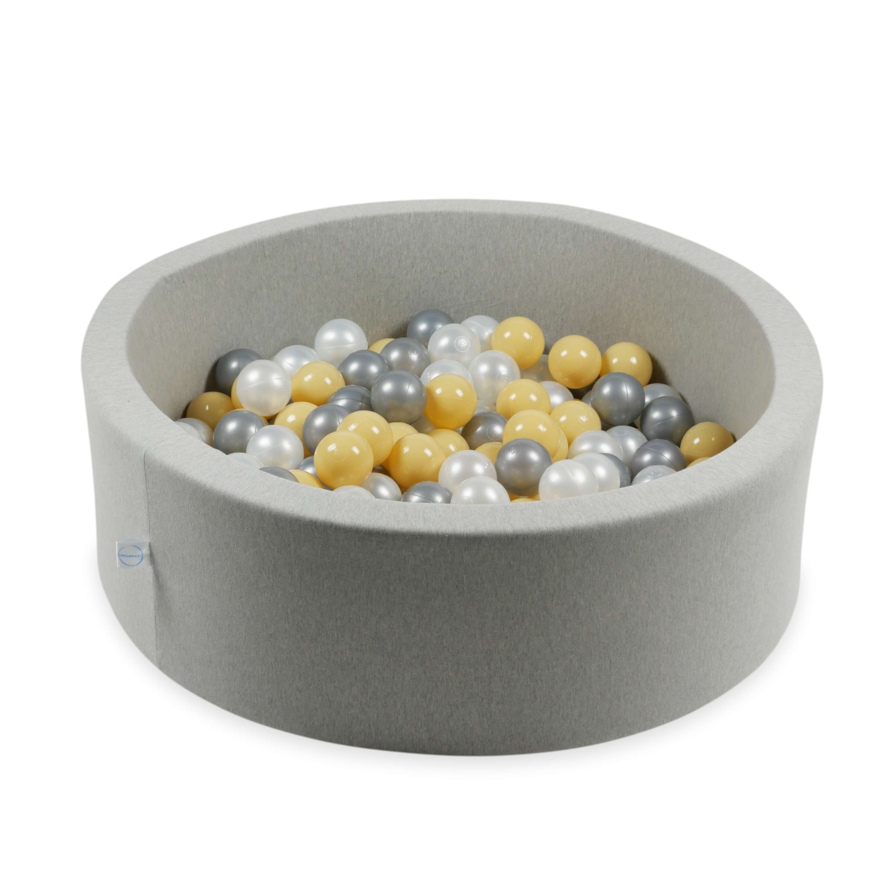 Balles de jeu ø7cm 200 pièces perle, argent, beige