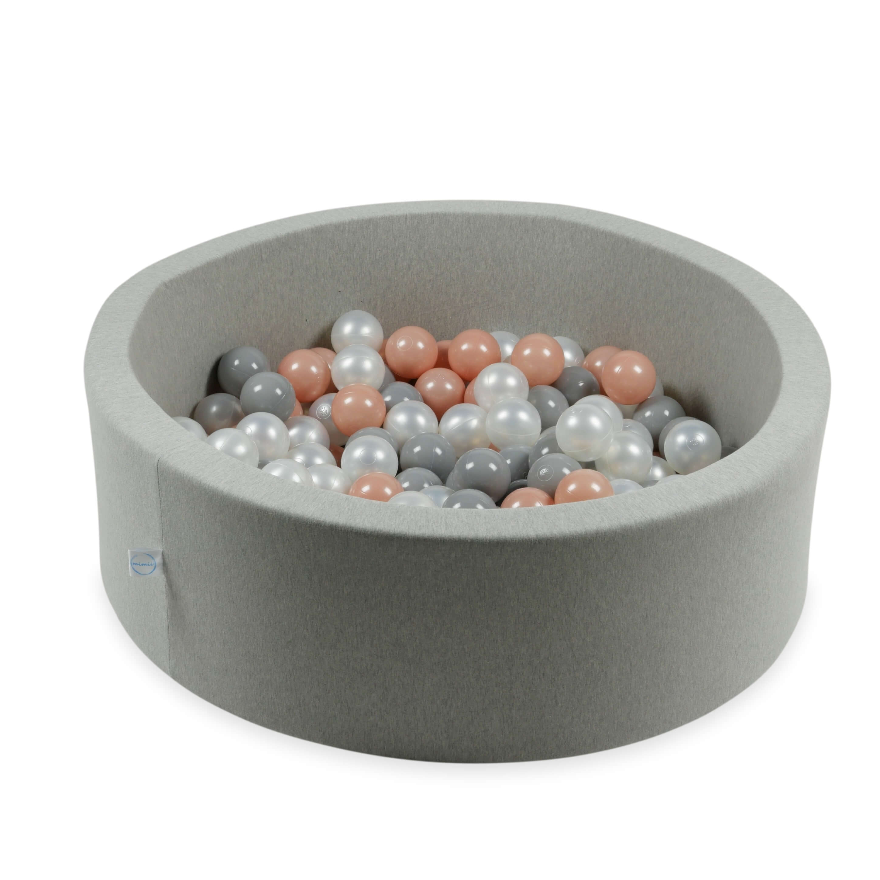 Balles de jeu ø7cm 150 pièces perle, gris, or rose