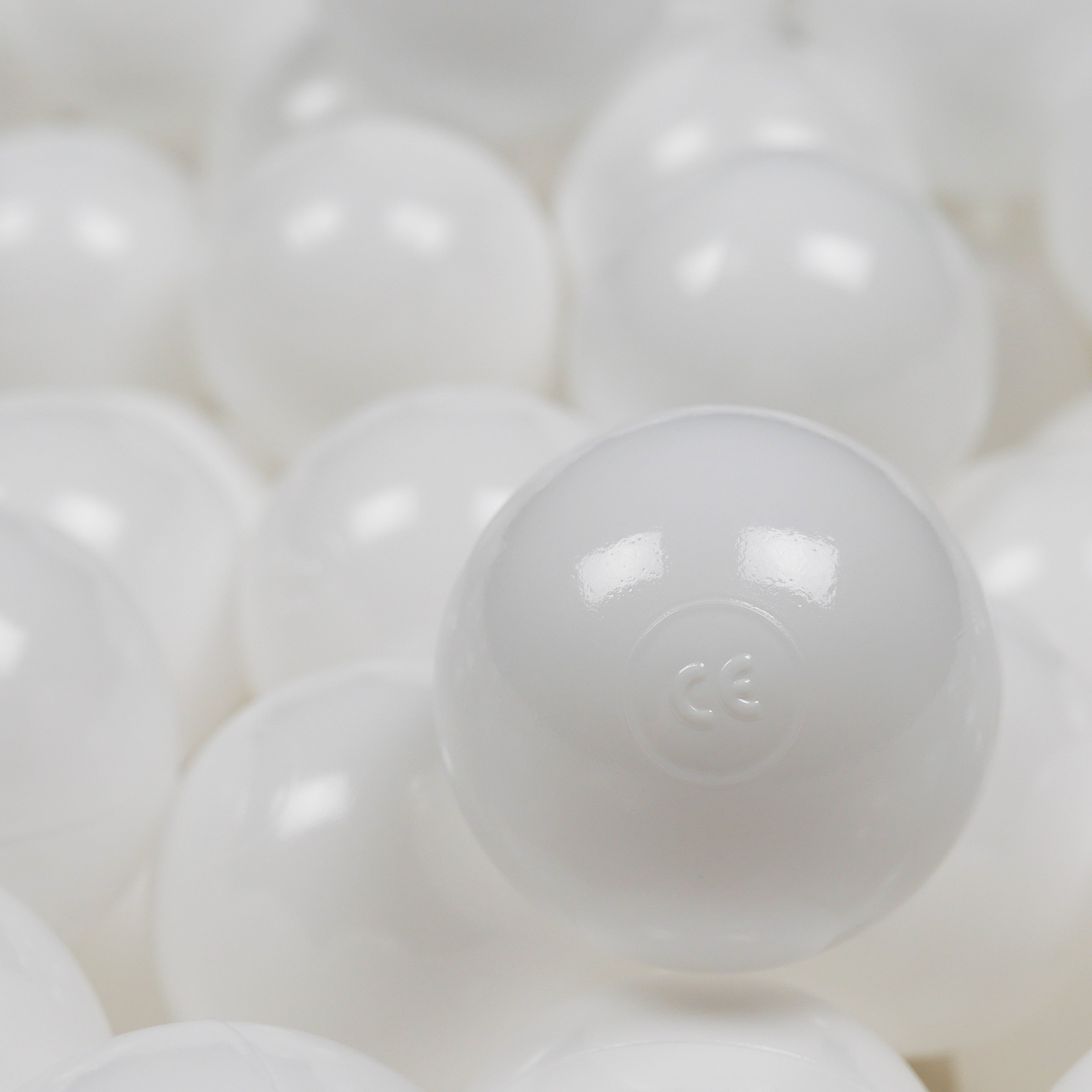 Balles de jeu ø7cm 25 pièces blanc
