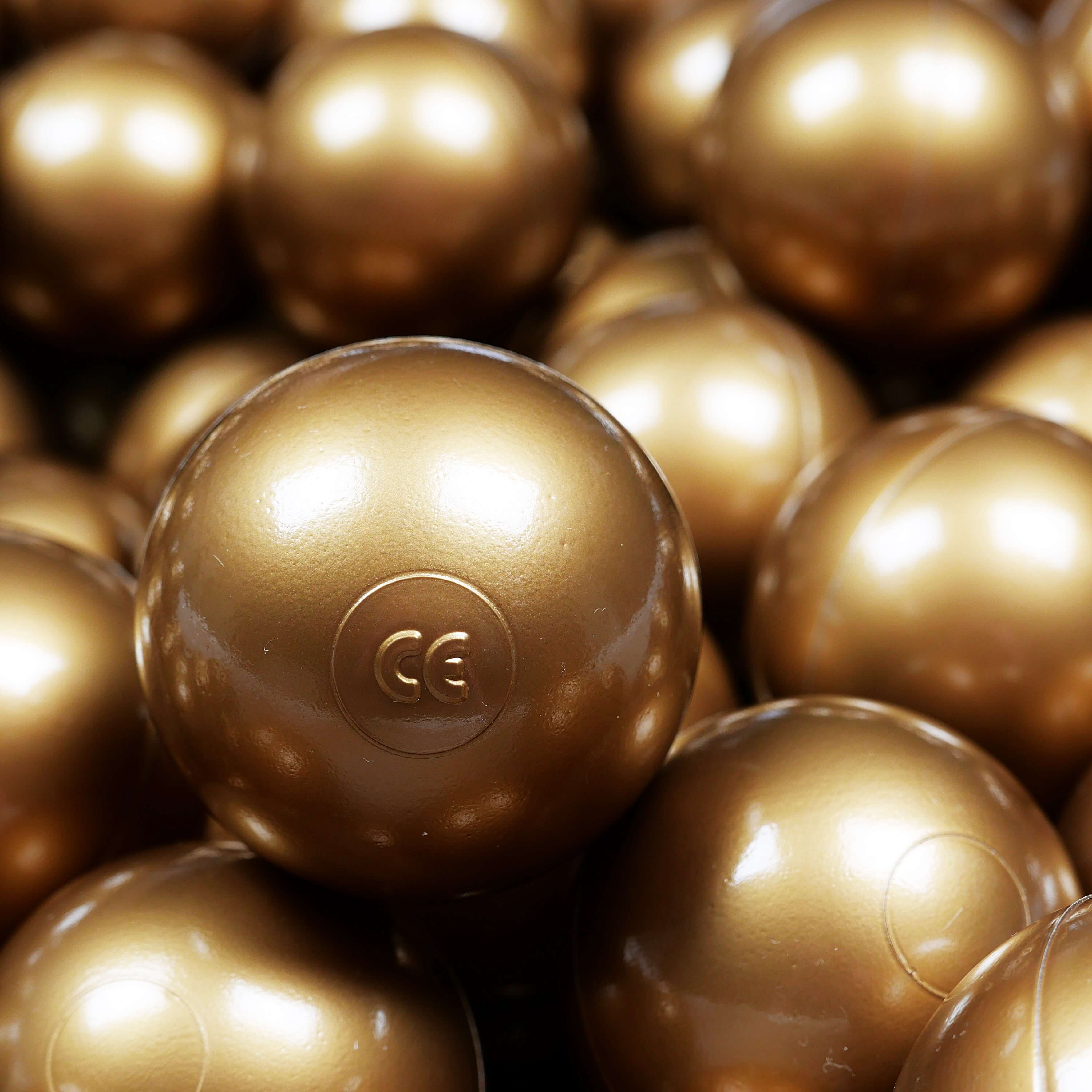 Balles de jeu ø7cm 200 pièces vieil dore