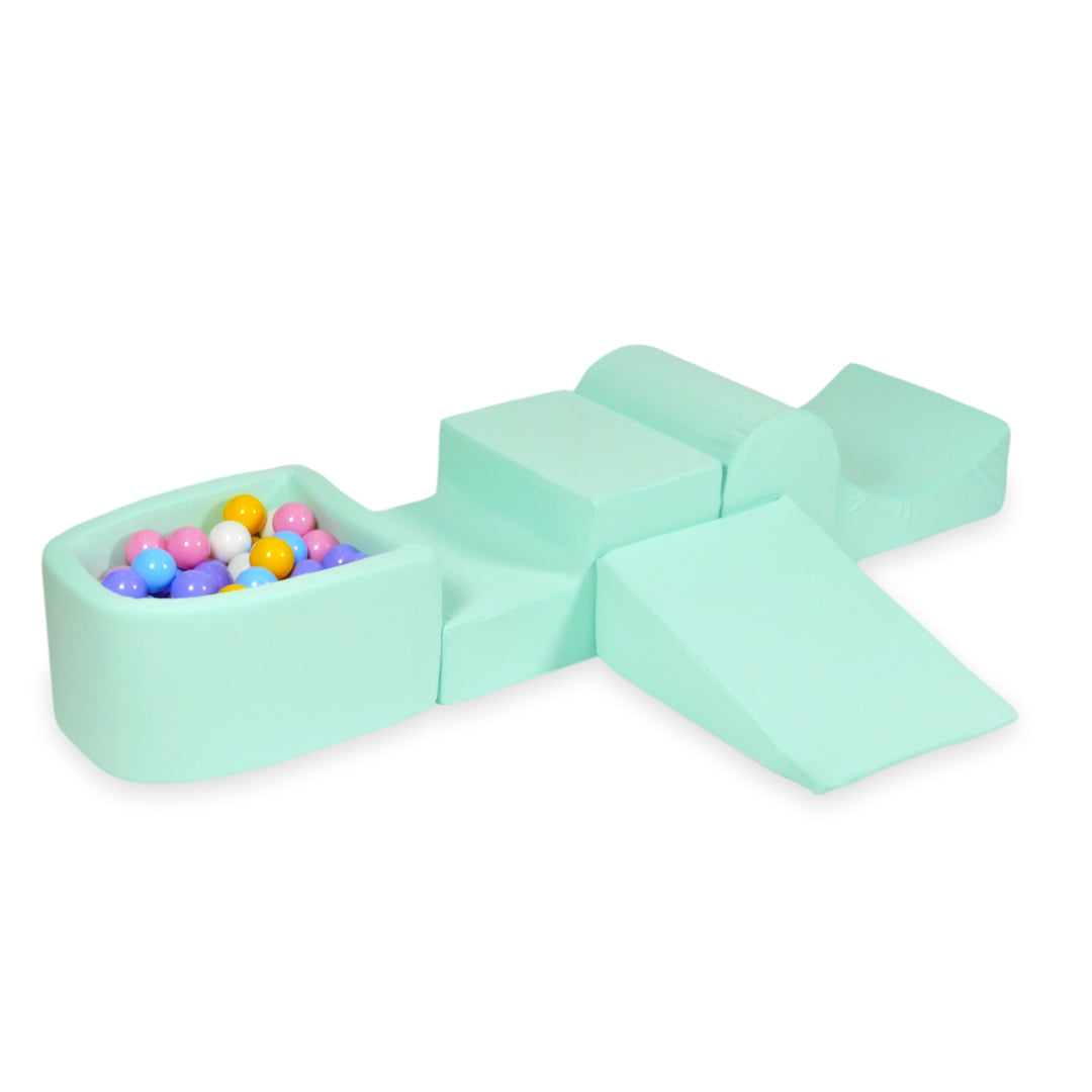 CONFIGURATEUR DE PARCOURS DE MOTRICITÉ – ENSEMBLE 10 (COIN, COLLINE, MARCHES, BERCEAU)