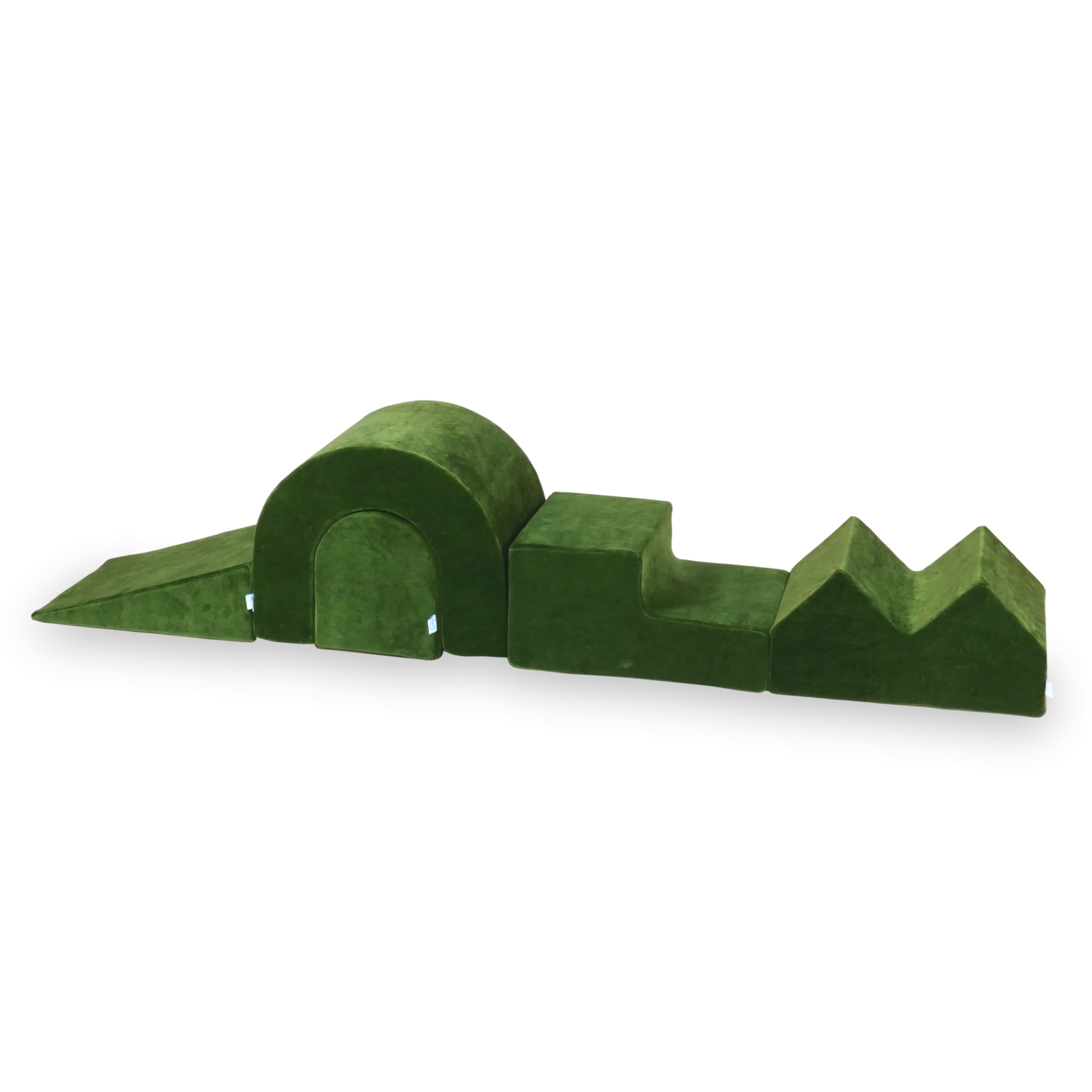Aire de jeux en mousse avec piscine ronde 90x30 Velvet Soft + 5 éléments sans balles