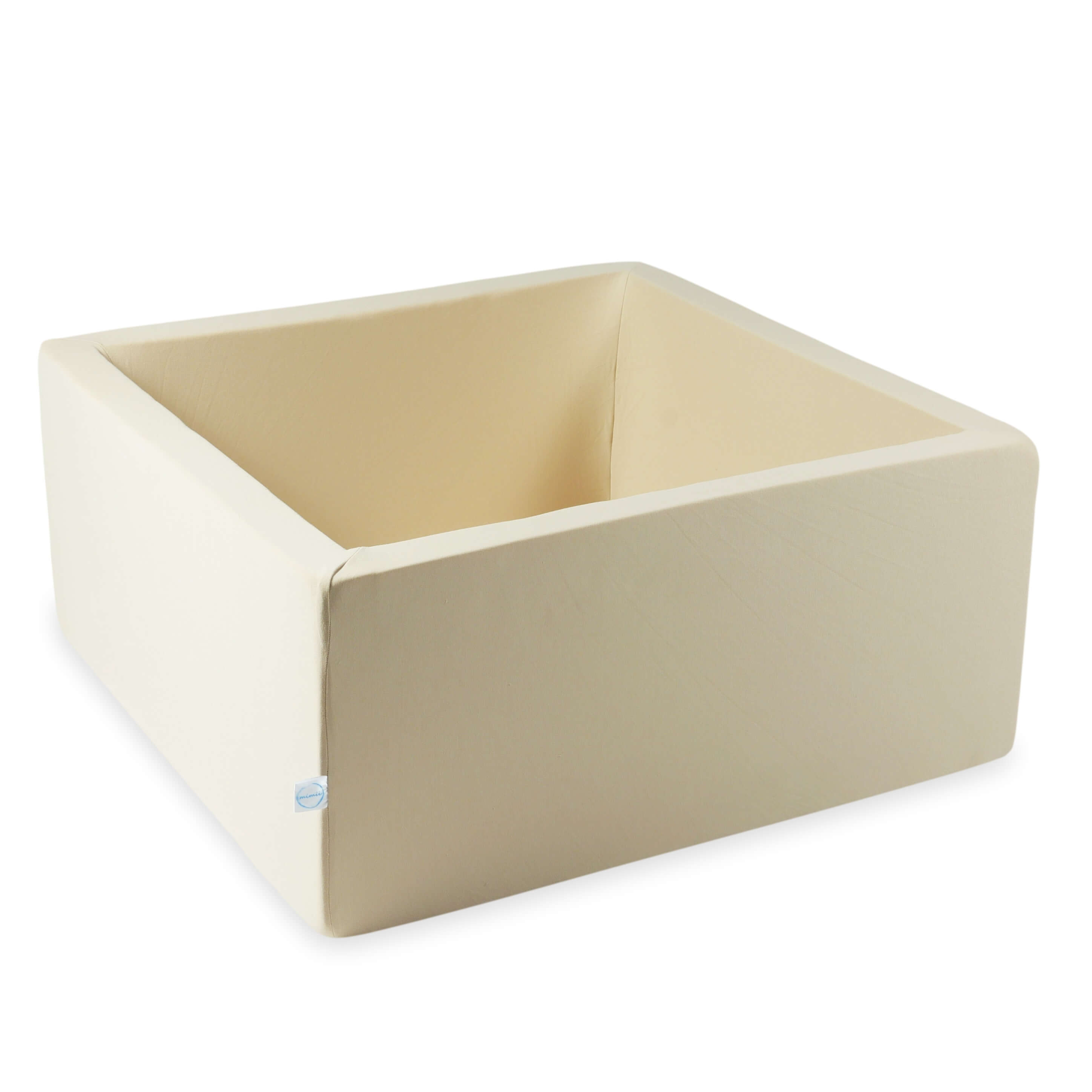 Piscine à balles carrée 90x90x40 cm beige sans balles