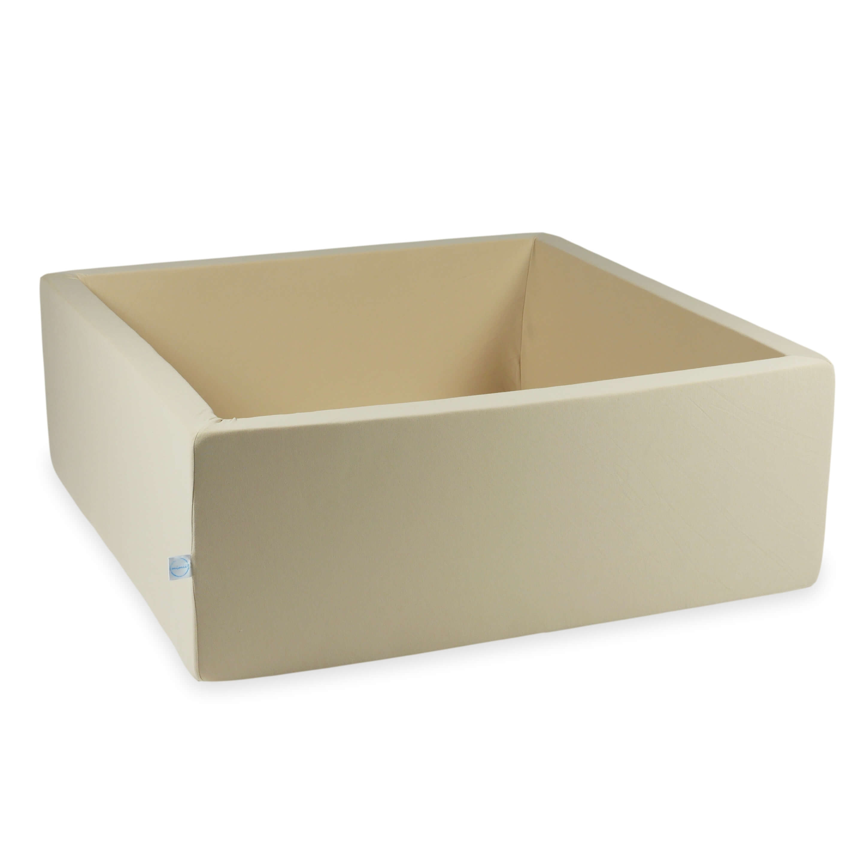Piscine à balles carrée 110x110x40 cm beige sans balles