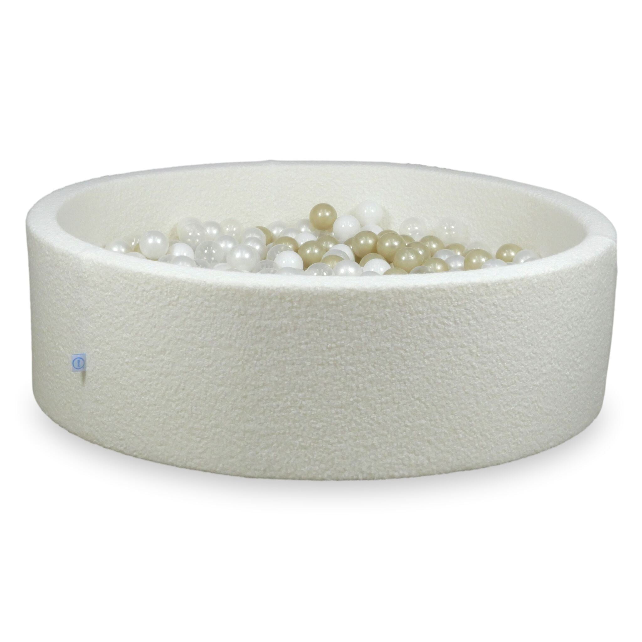 Piscine à Balles 130x40 Boucle Blanc balles 700 pcs (transparent,blanc, perle, or clair)