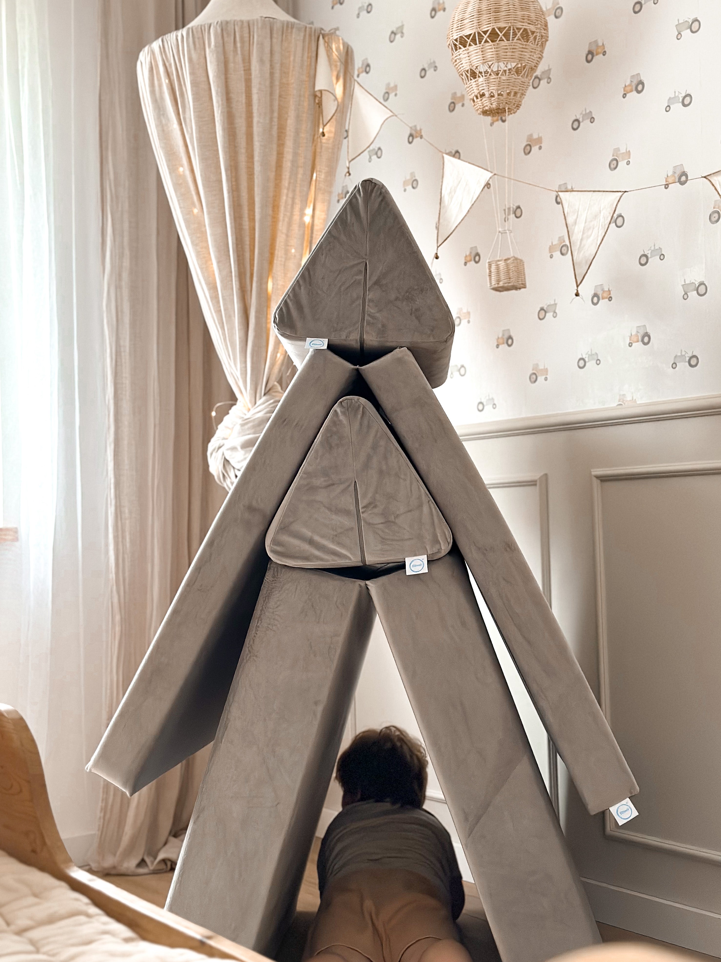 Canapé de jeu Montessori Standard en velours