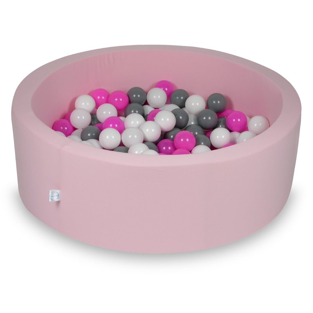Piscine à balles en puder rosa 90x30 cm avec 200 balles