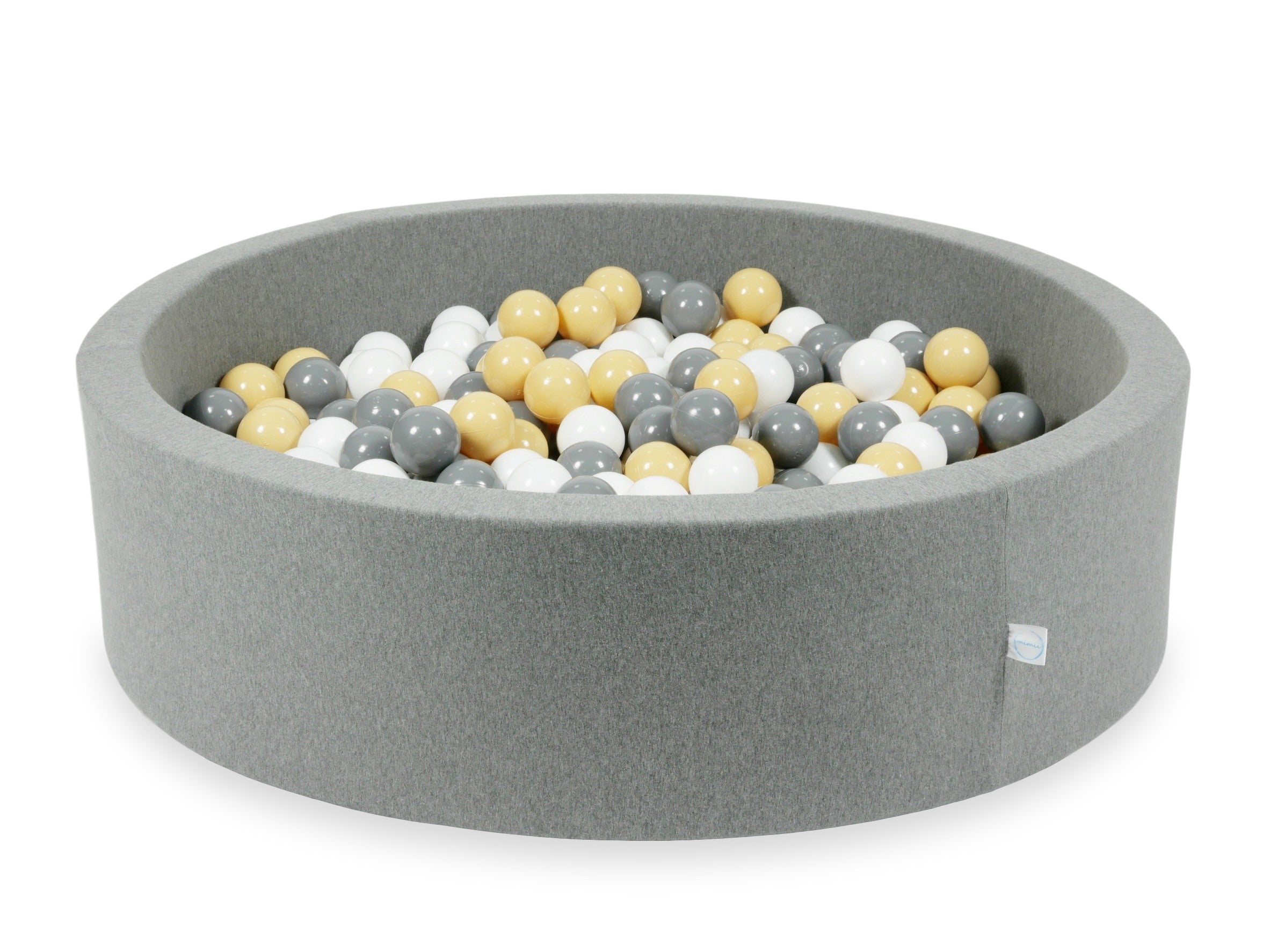 Piscine à balles en gris 110x30 cm avec 400 balles