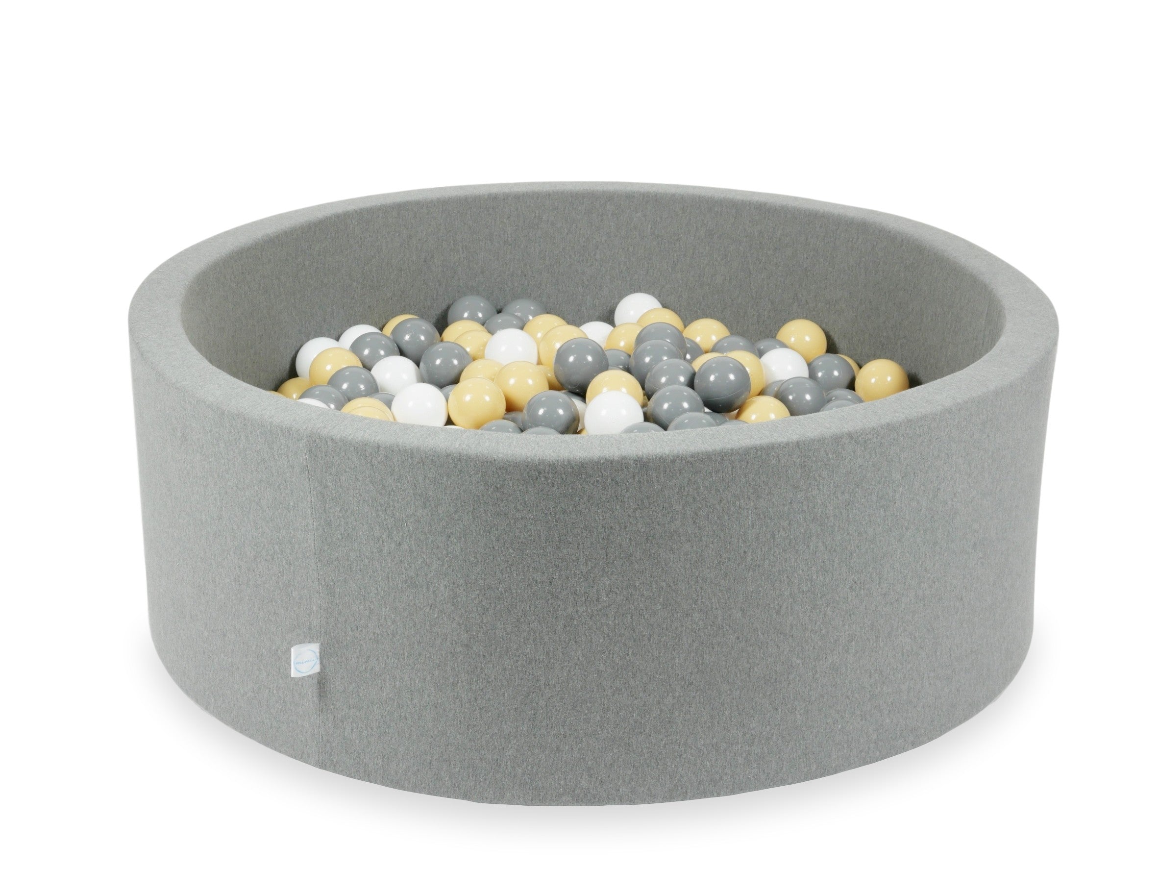 Piscine à balles en gris 110x40 cm avec 500balles