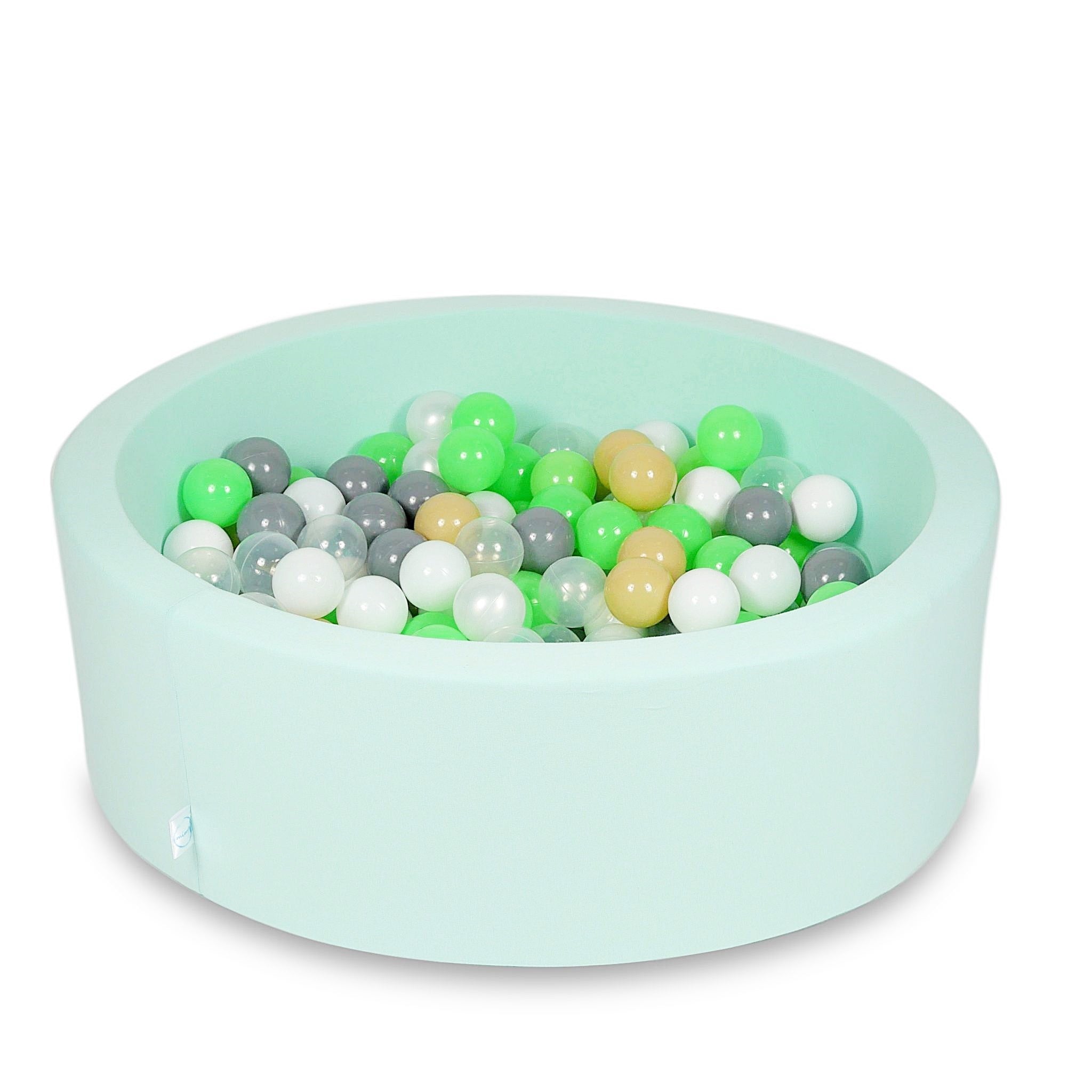 Piscine à balles en menthe 90x30 cm avec 200 balles