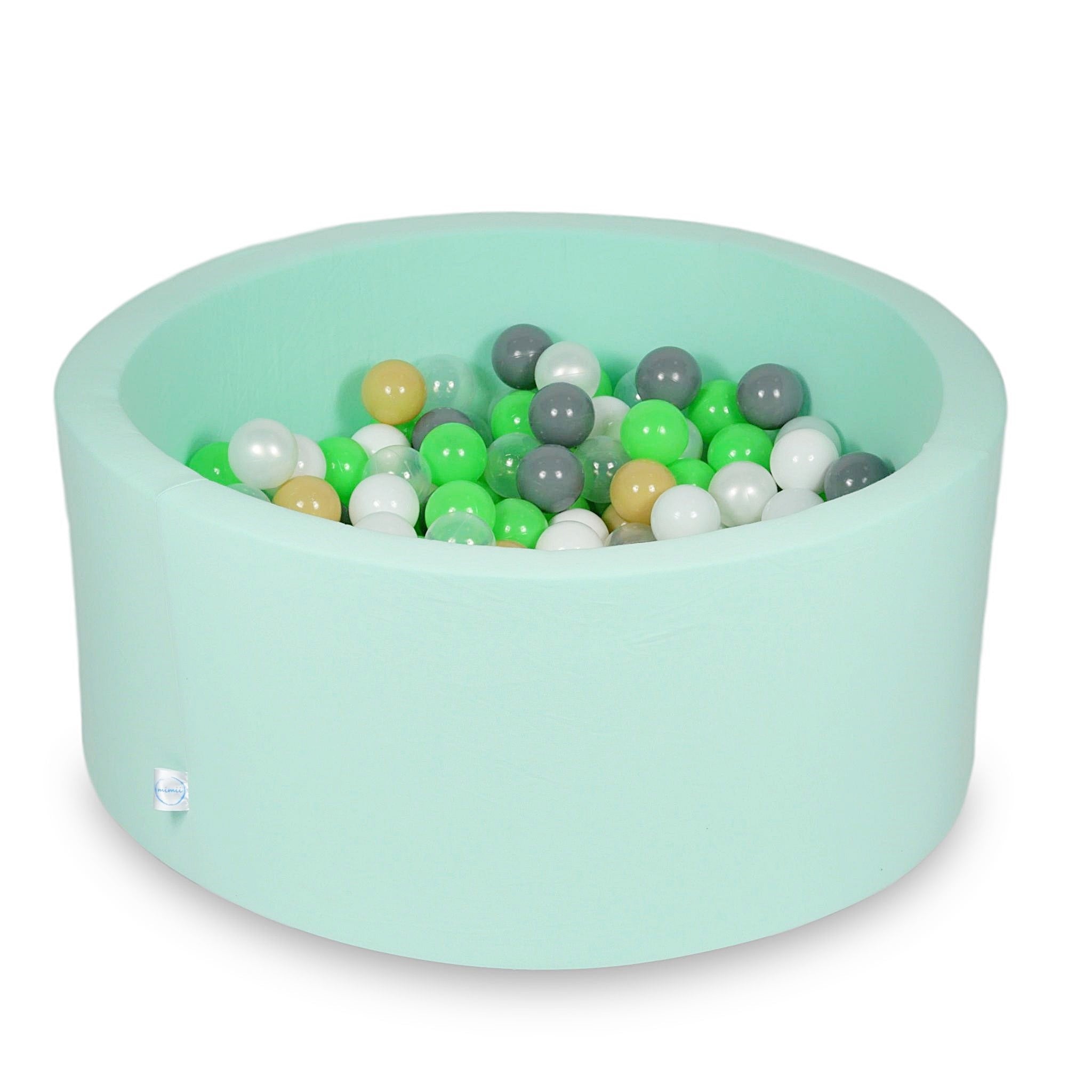 Piscine à balles en menthe 90x40 cm avec 300 balles
