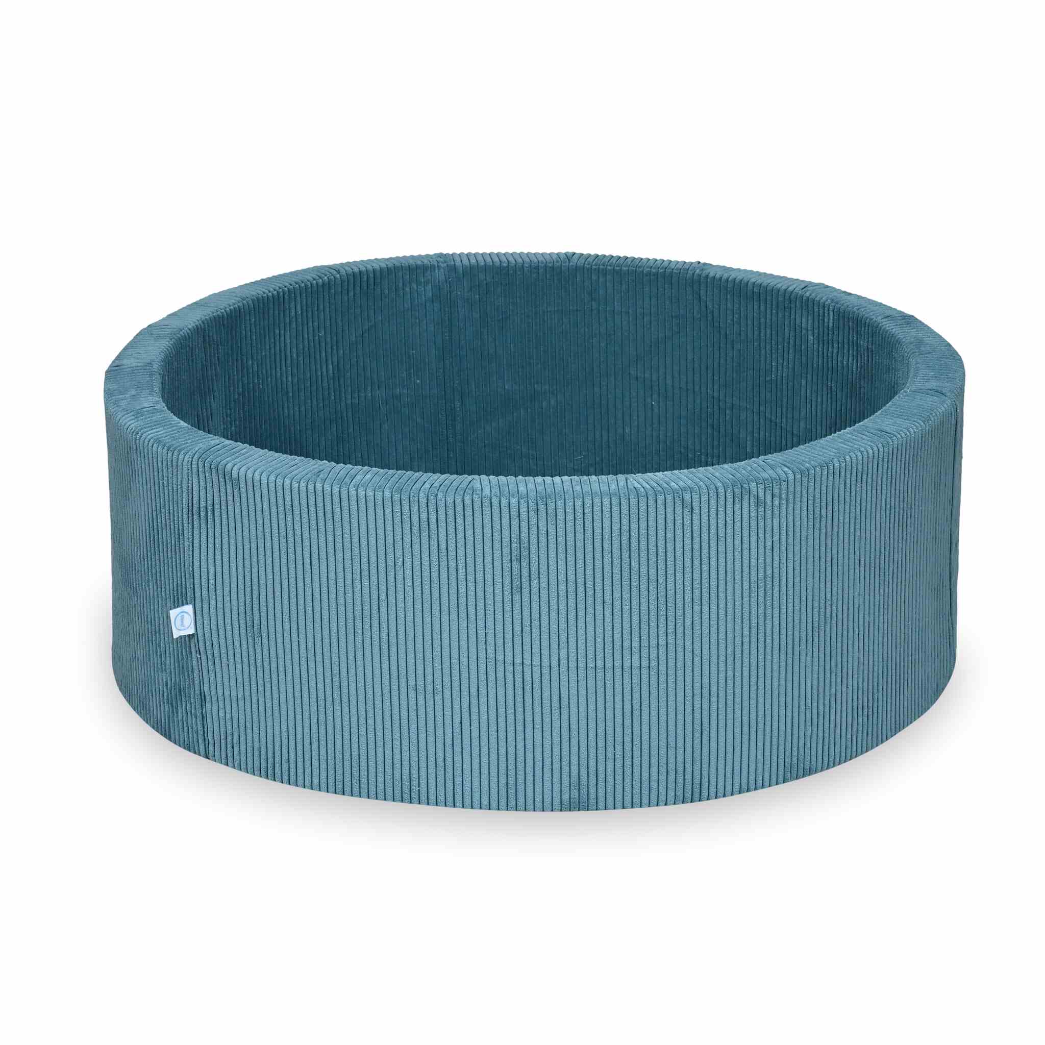 Piscine à Balles 110x40 velours côtelé bleu sans balles