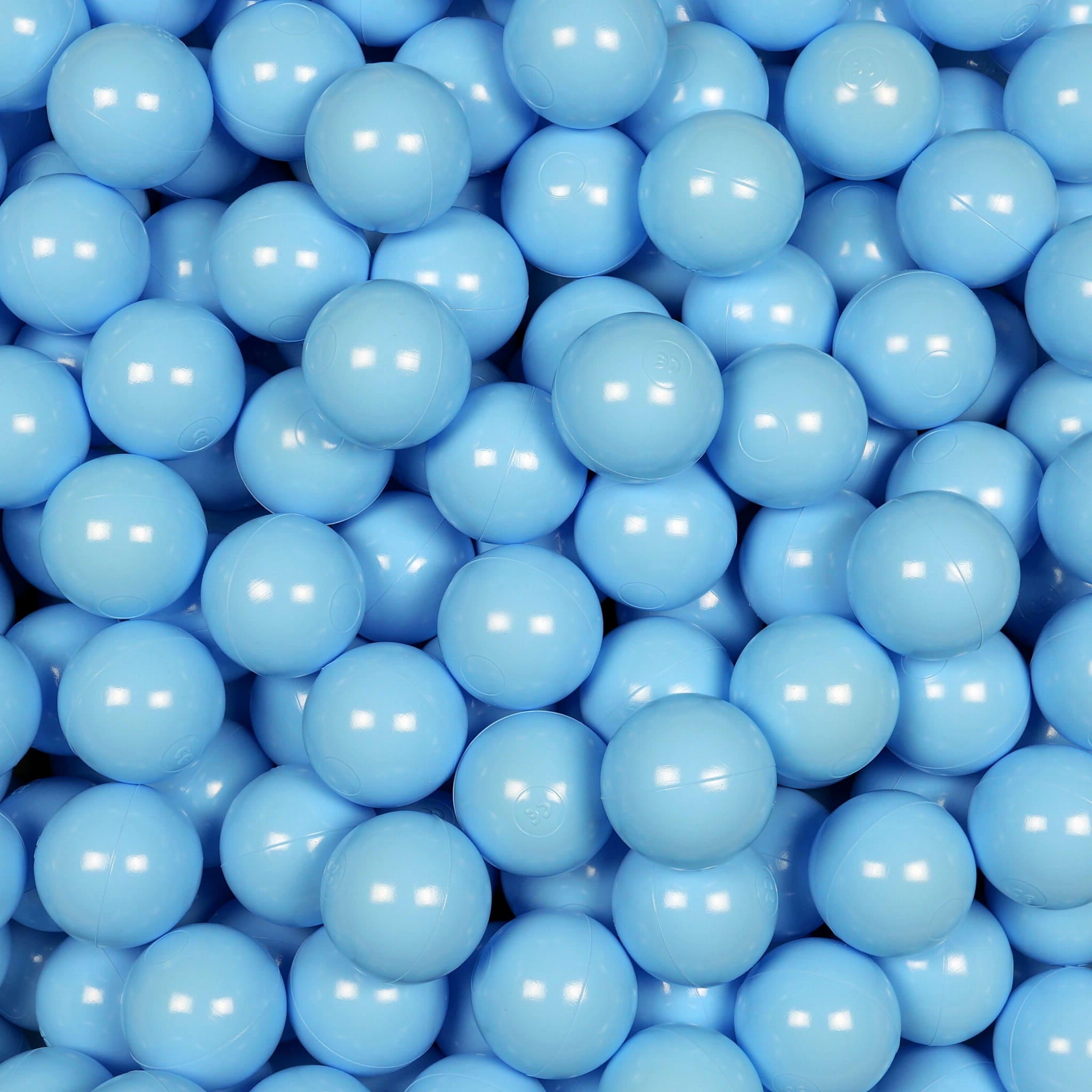 Balles de jeu ø7cm 150 pièces cyan clair