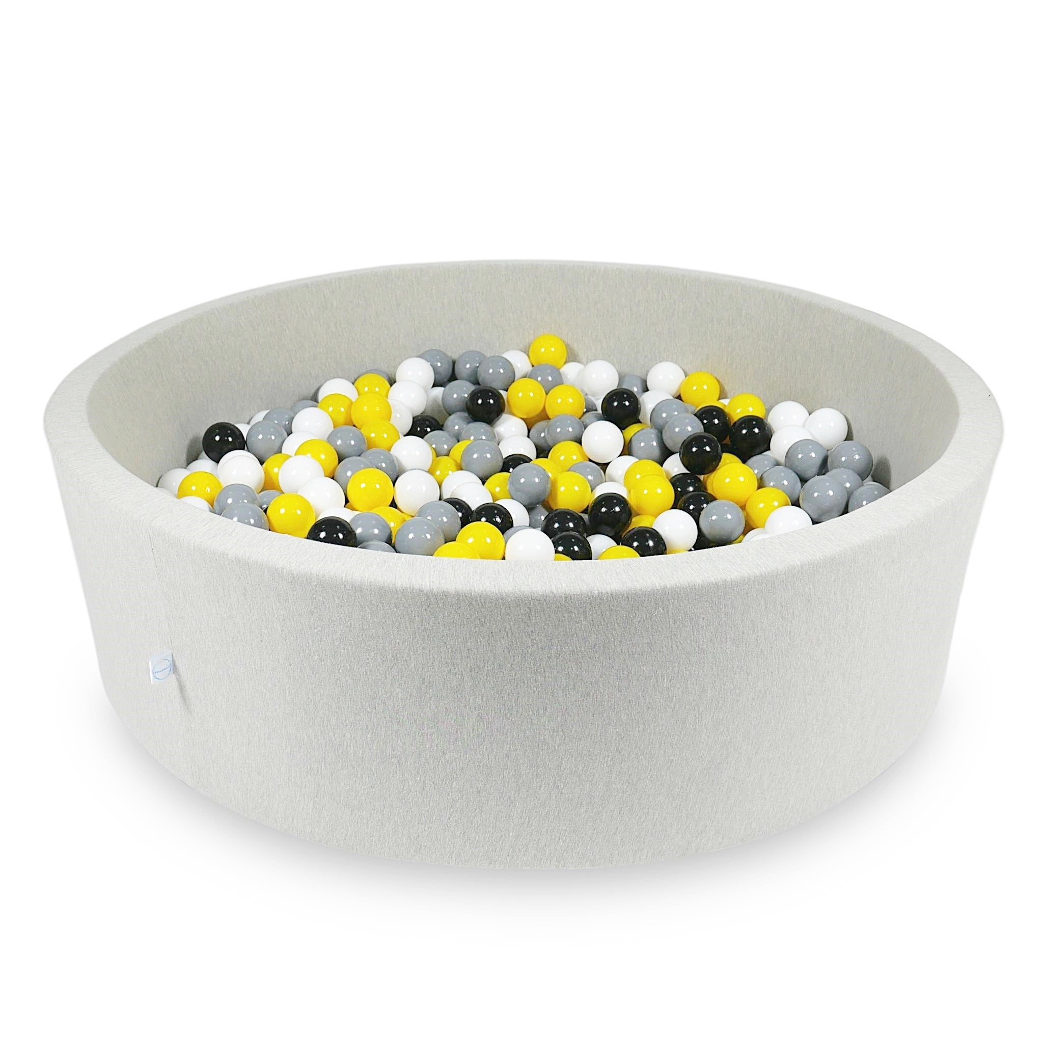 Piscine à balles en gris clair 130x40 cm avec 700 balles