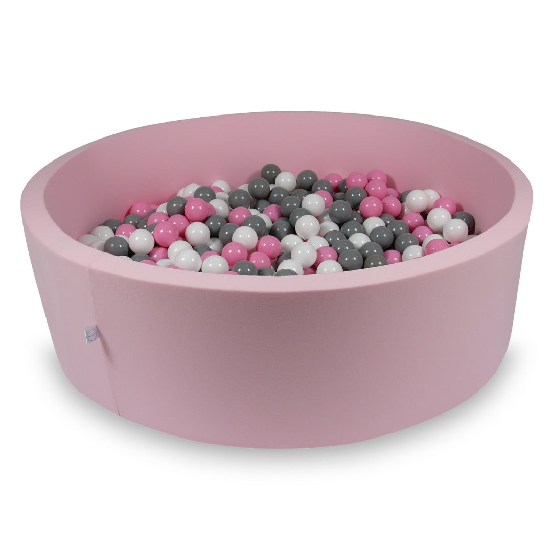 Piscine à balles en rose poudré 130x40 cm avec 700 balles