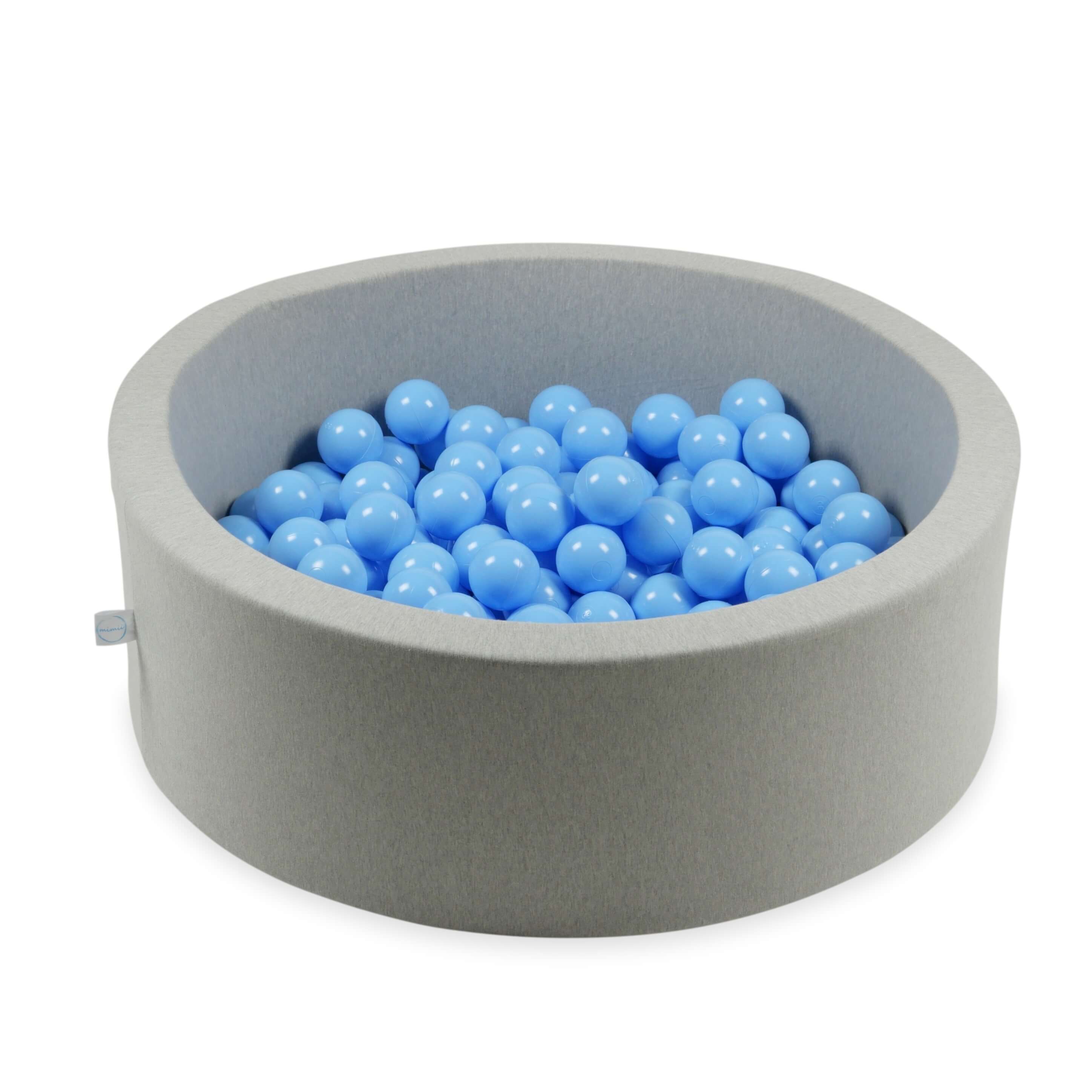 Balles de jeu ø7cm 25 pièces cyan clair