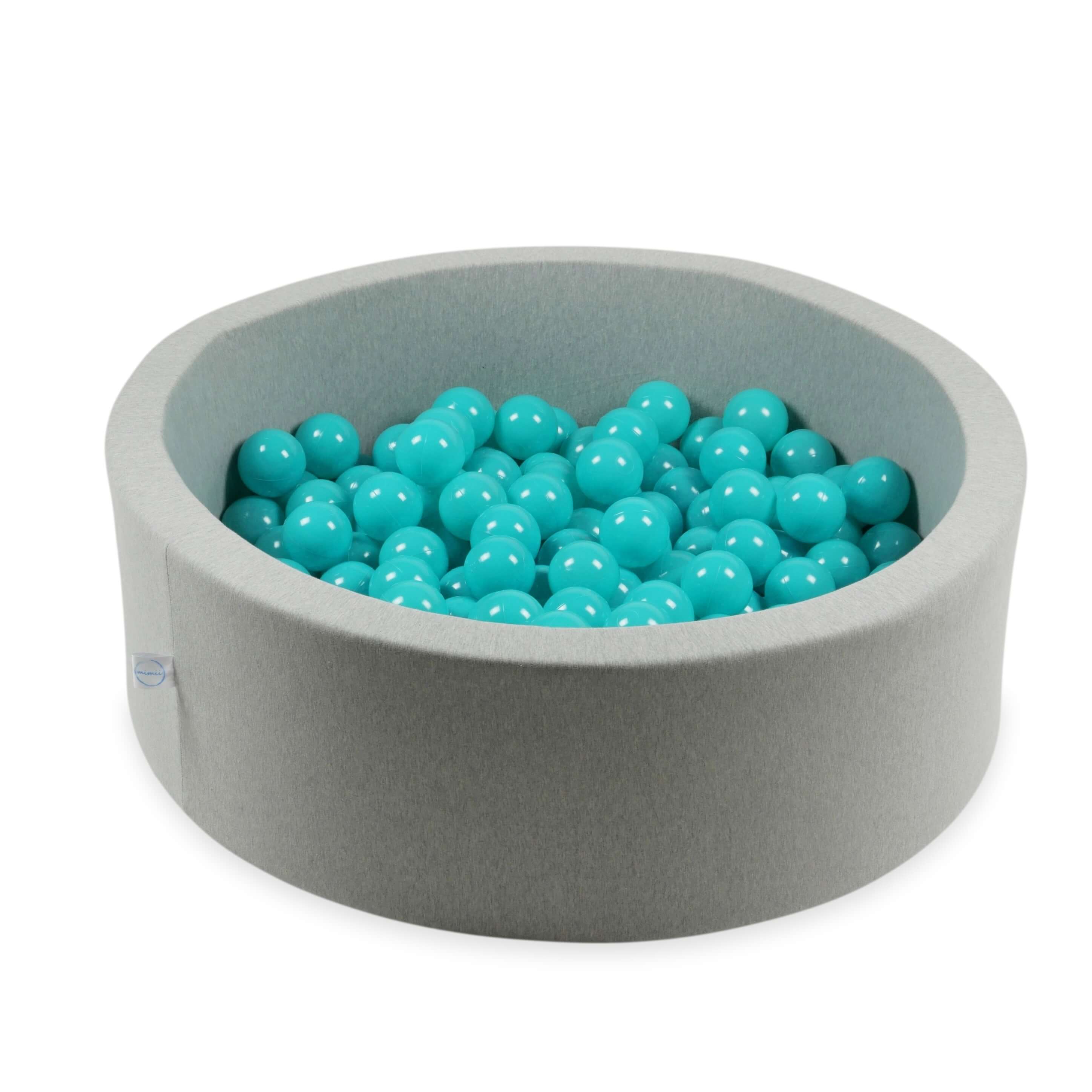 Balles de jeu ø7cm 100 pièces turquise