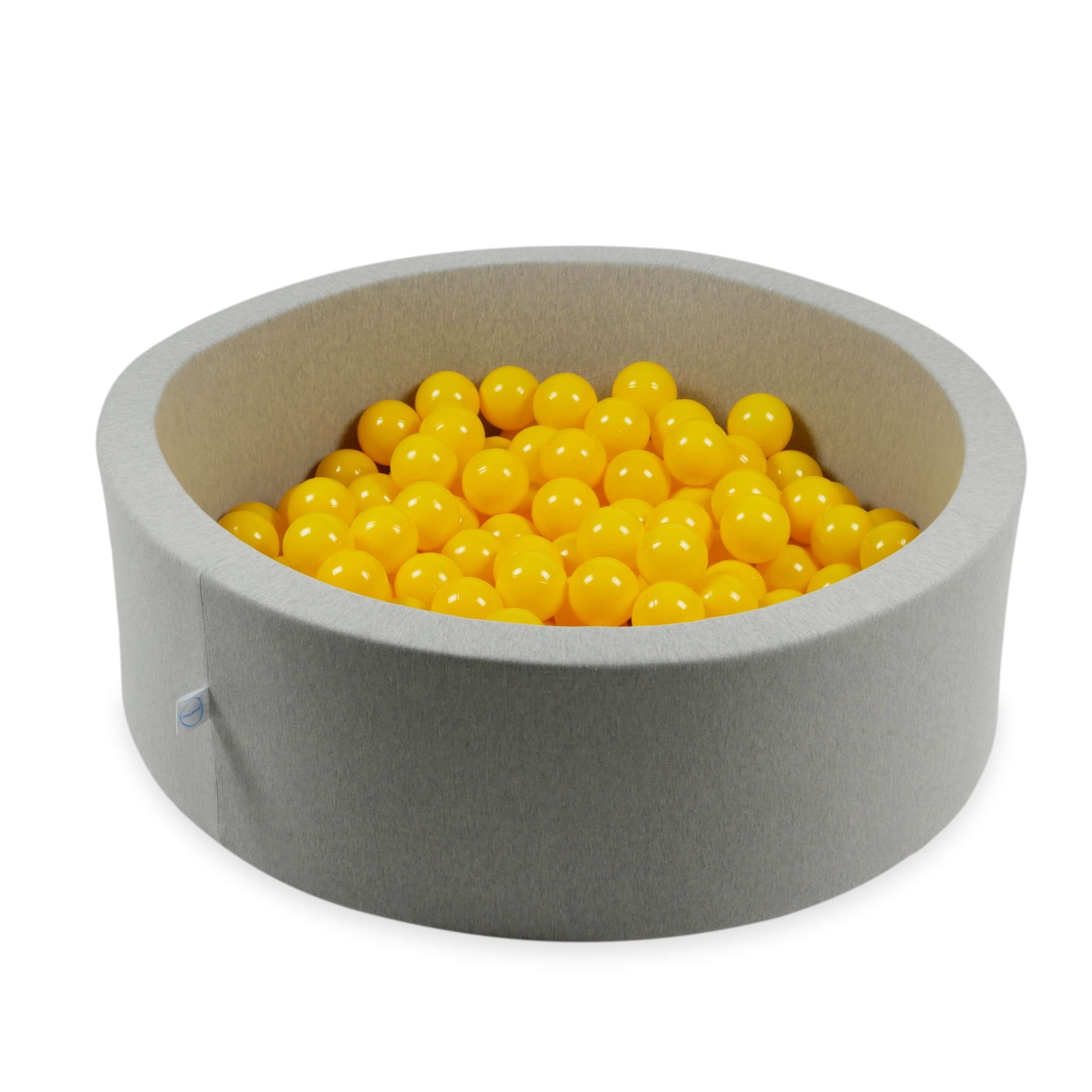 Balles de jeu ø7cm 150 pièces jaune