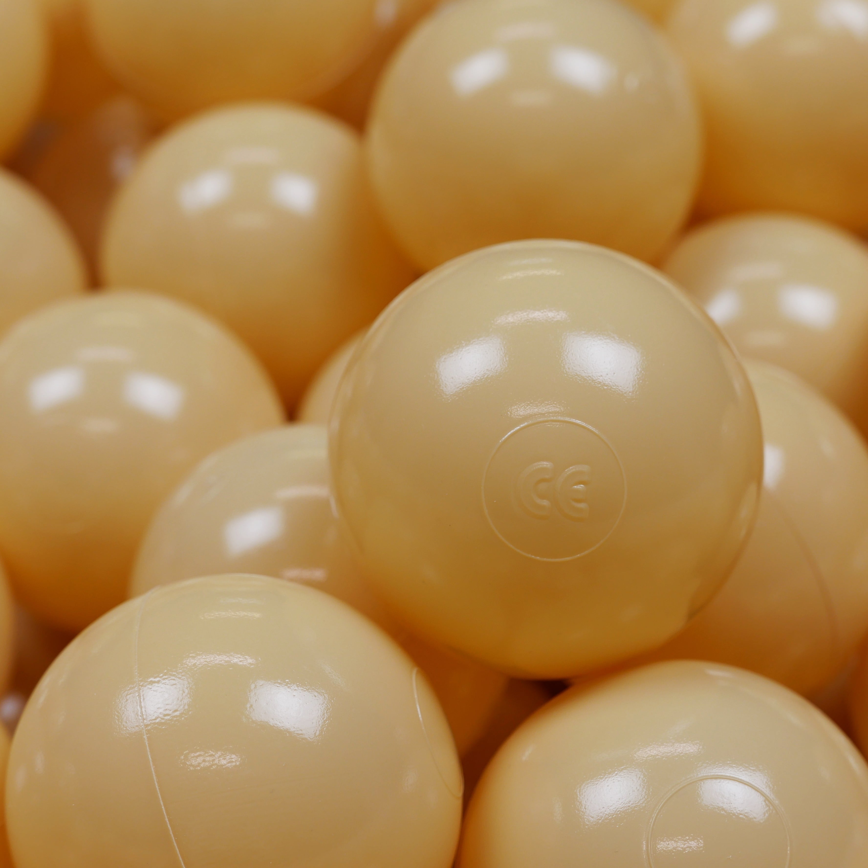 Balles de jeu ø7cm 200 pièces beige