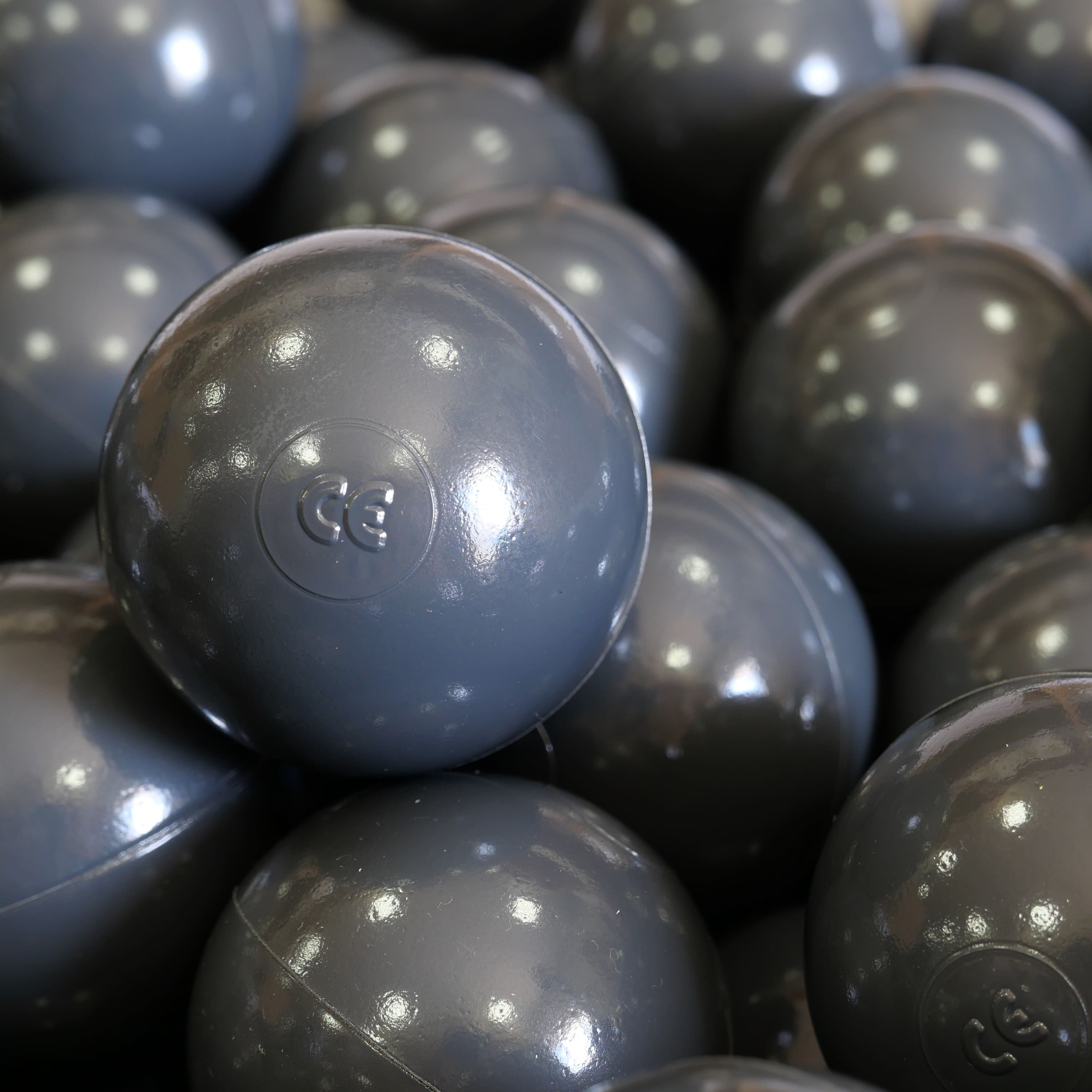Balles de jeu ø7cm 100 pièces graphite
