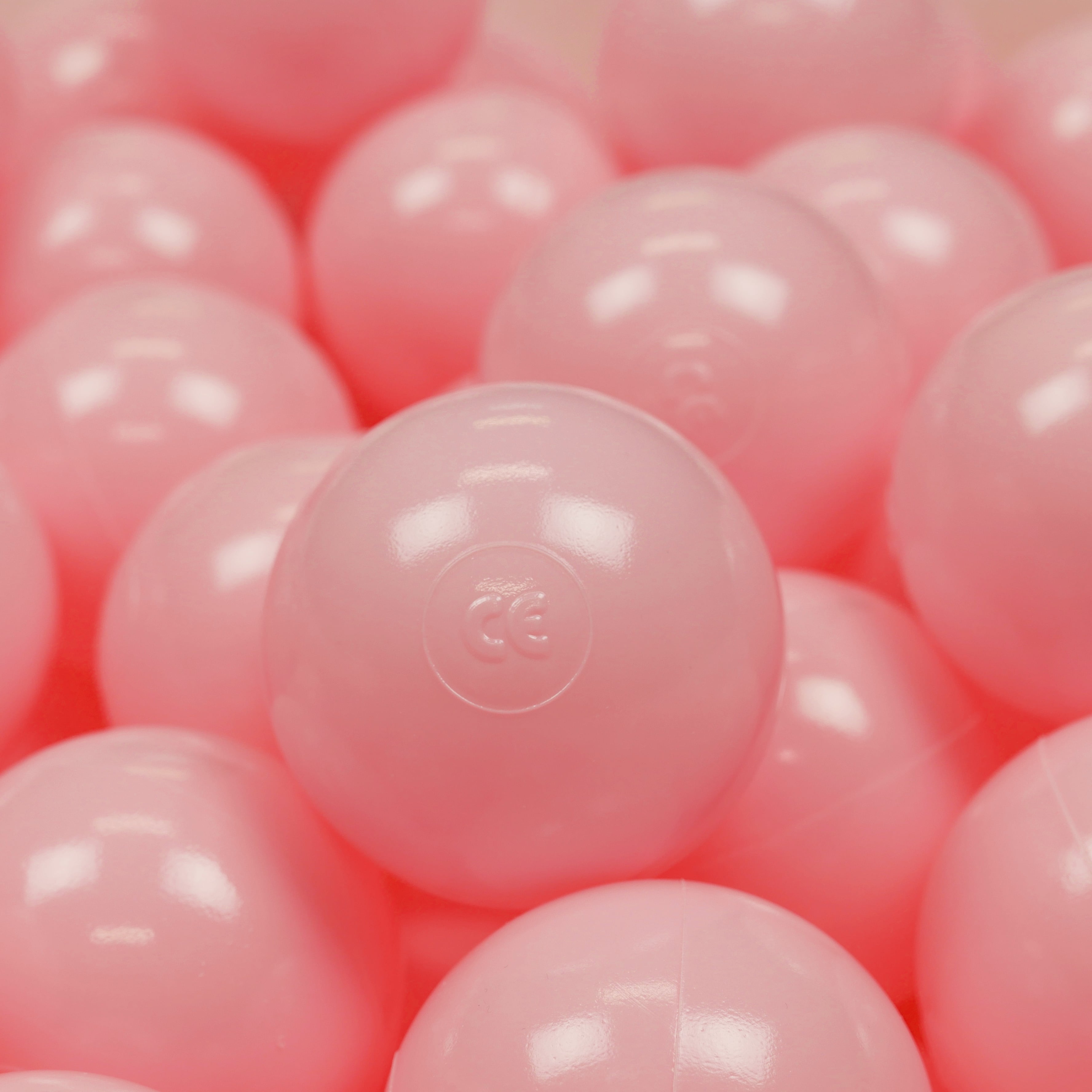 Balles de jeu ø7cm 150 pièces rose clair