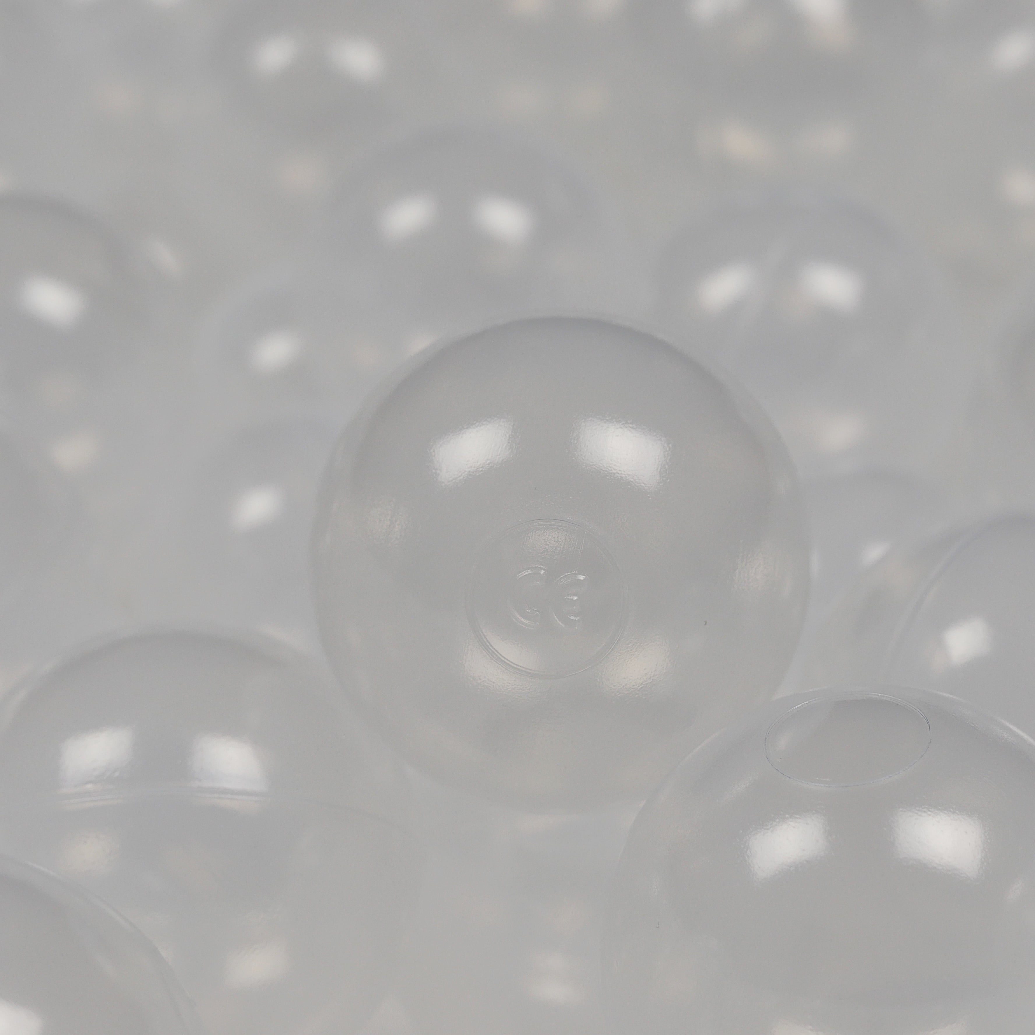 Balles de jeu ø7cm 200 pièces transparent