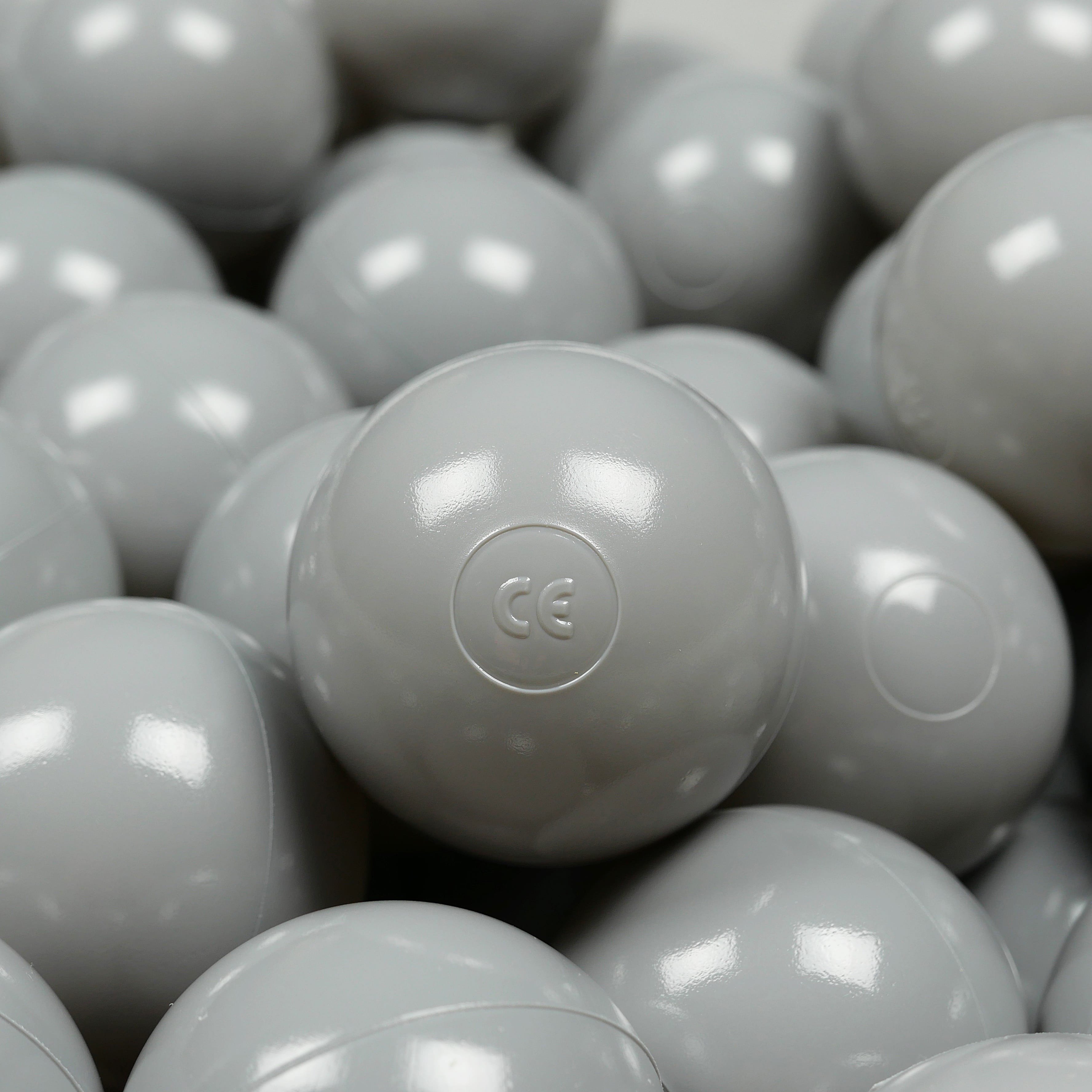 Balles de jeu ø7cm 200 pièces gris