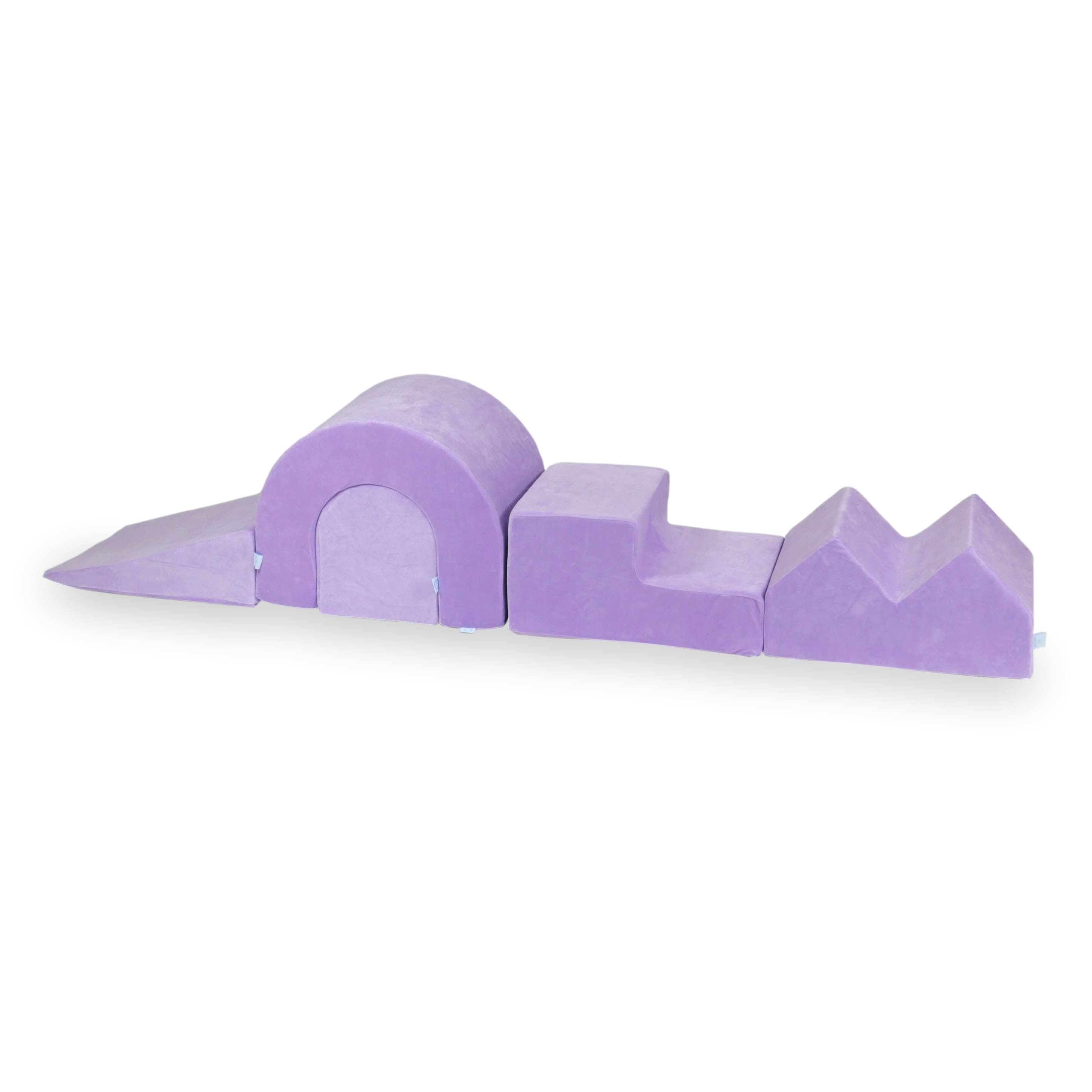 Aire de jeux en mousse avec piscine ronde 90x30 Velvet Soft + 5 éléments sans balles