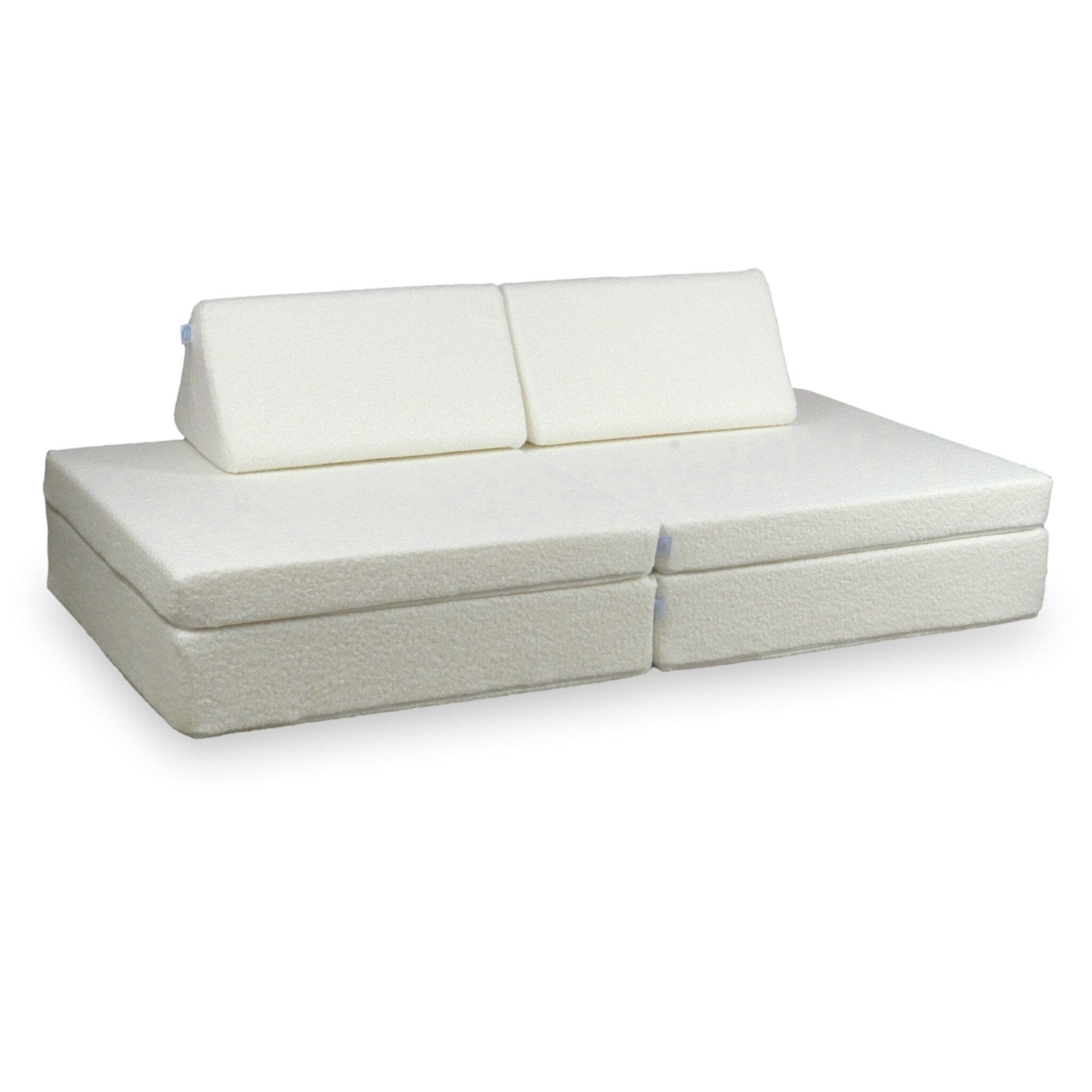 Canapé de jeu Montessori Standard Bouclé Blanc