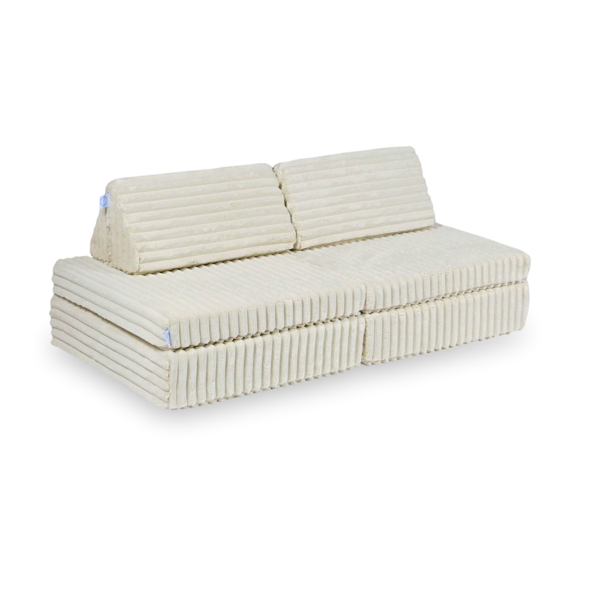 Canapé de jeu Montessori Mini Confort en Tissu gaufré