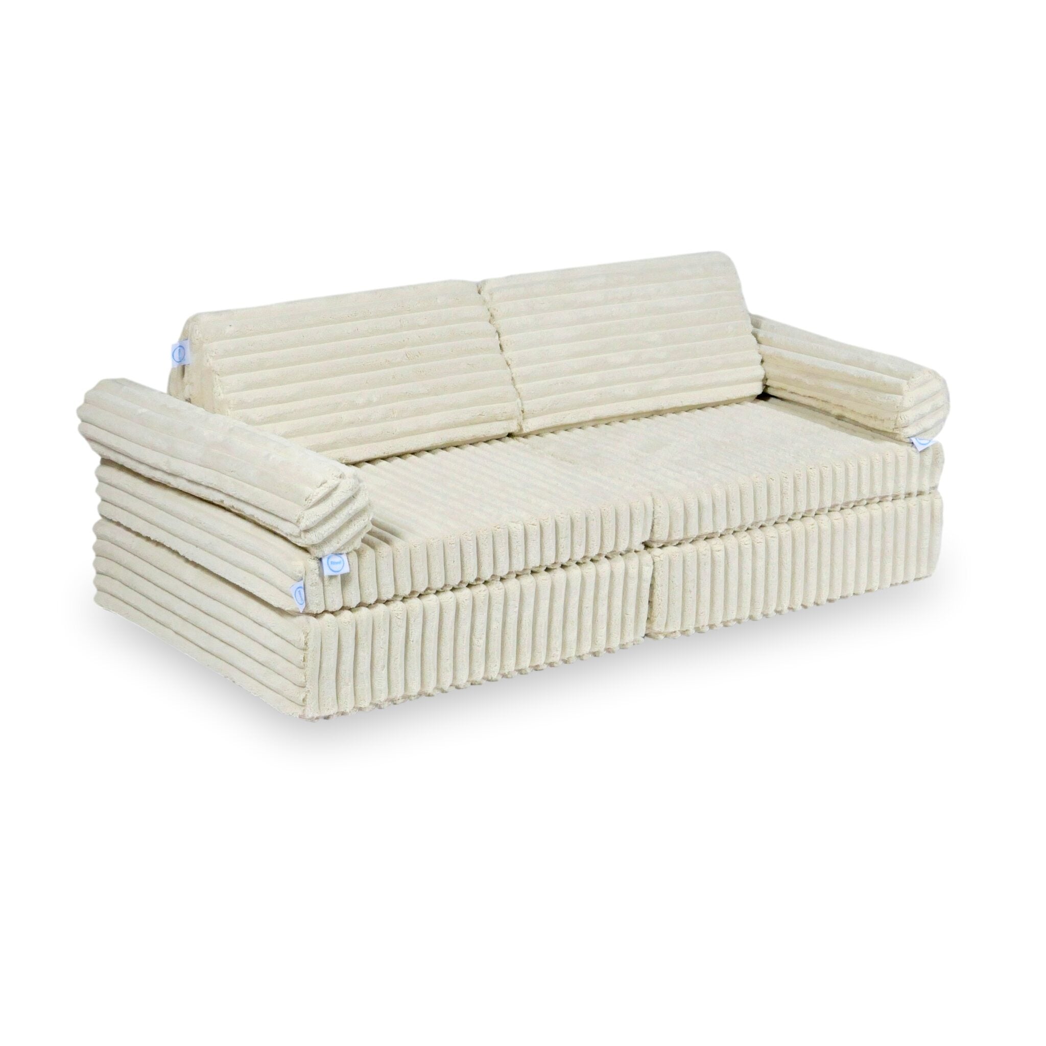 Canapé de jeu Montessori Mini Confort en Tissu gaufré