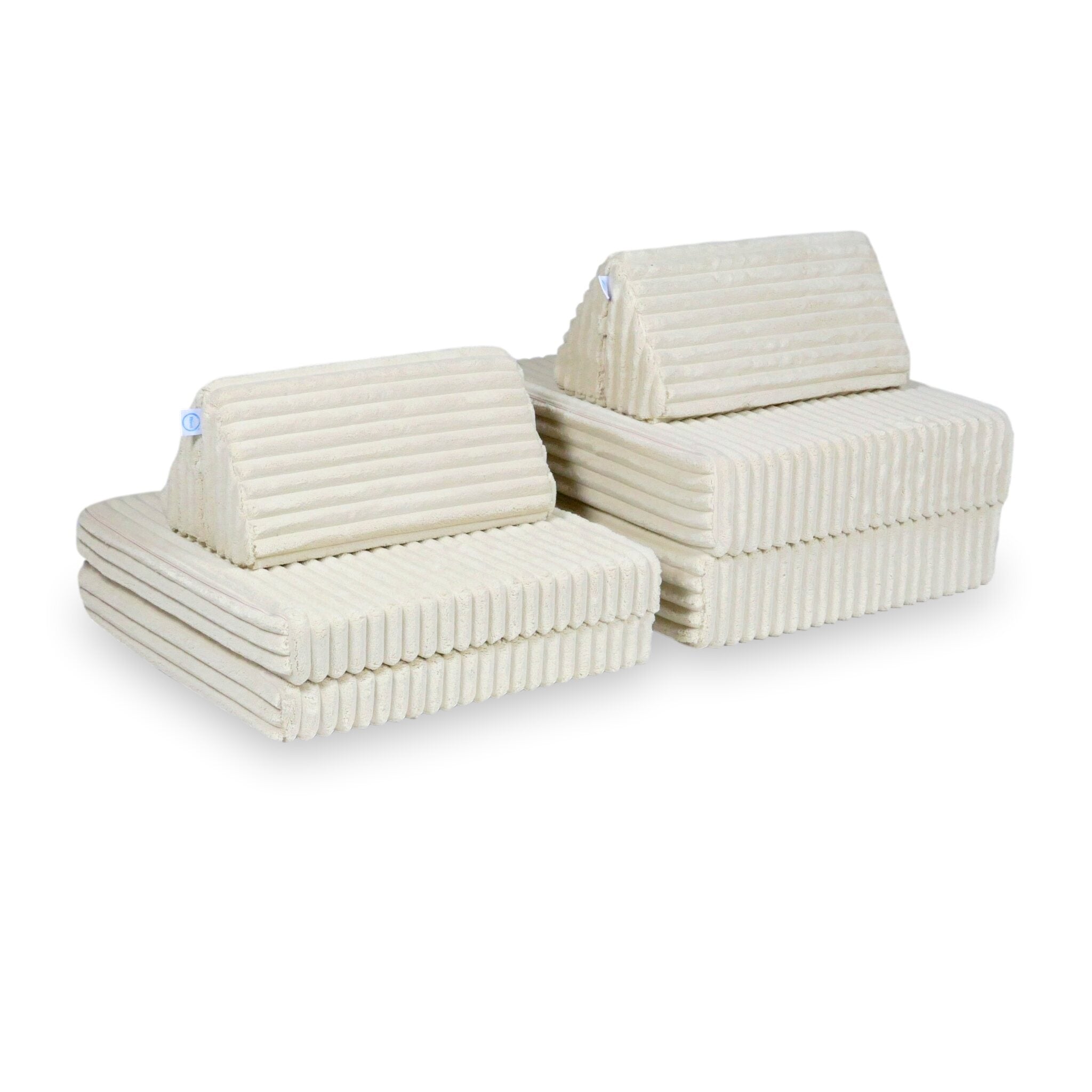 Canapé de jeu Montessori Mini Confort en Tissu gaufré