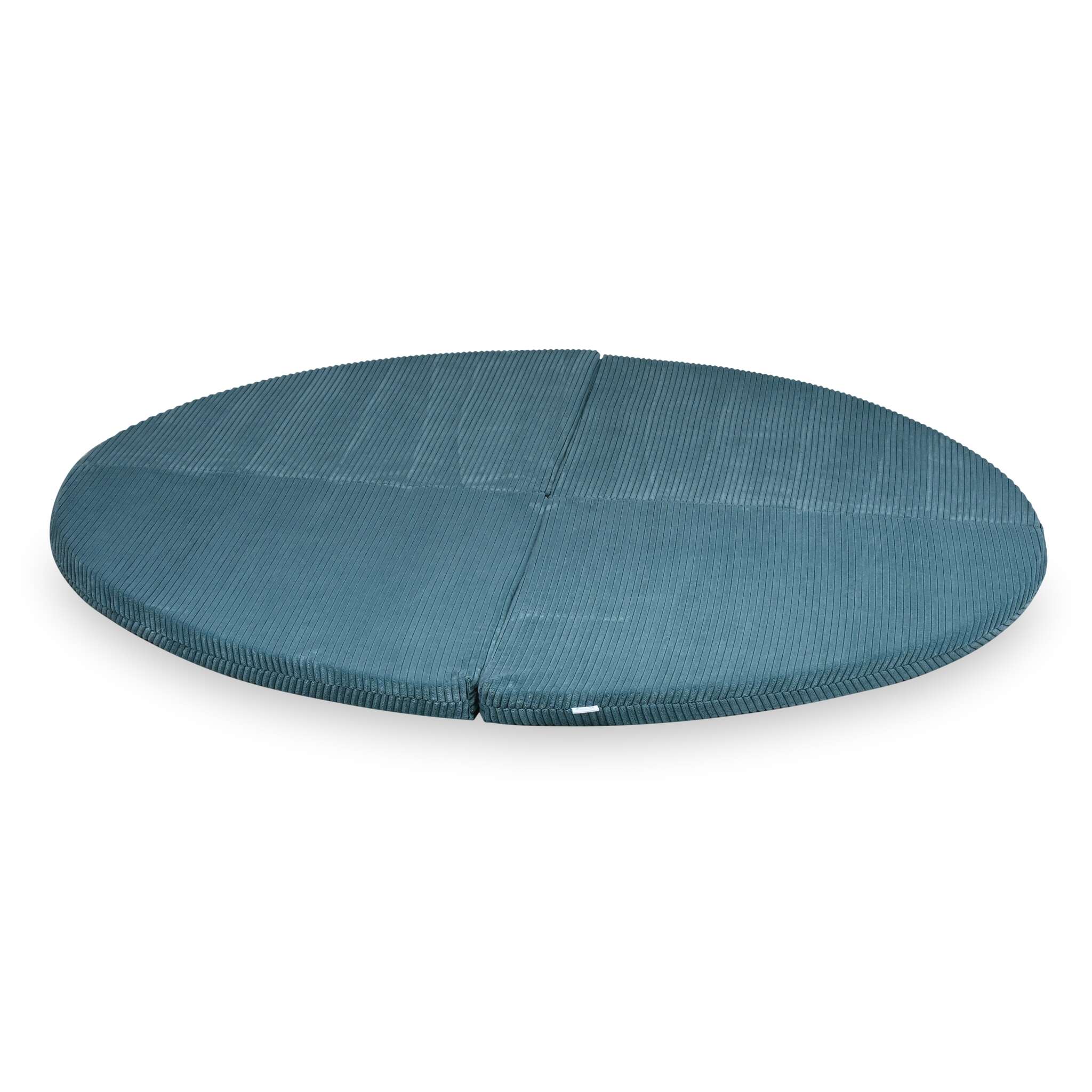 Tapis de jeu 160cm pour bébé, rond pliable en velours côtelé