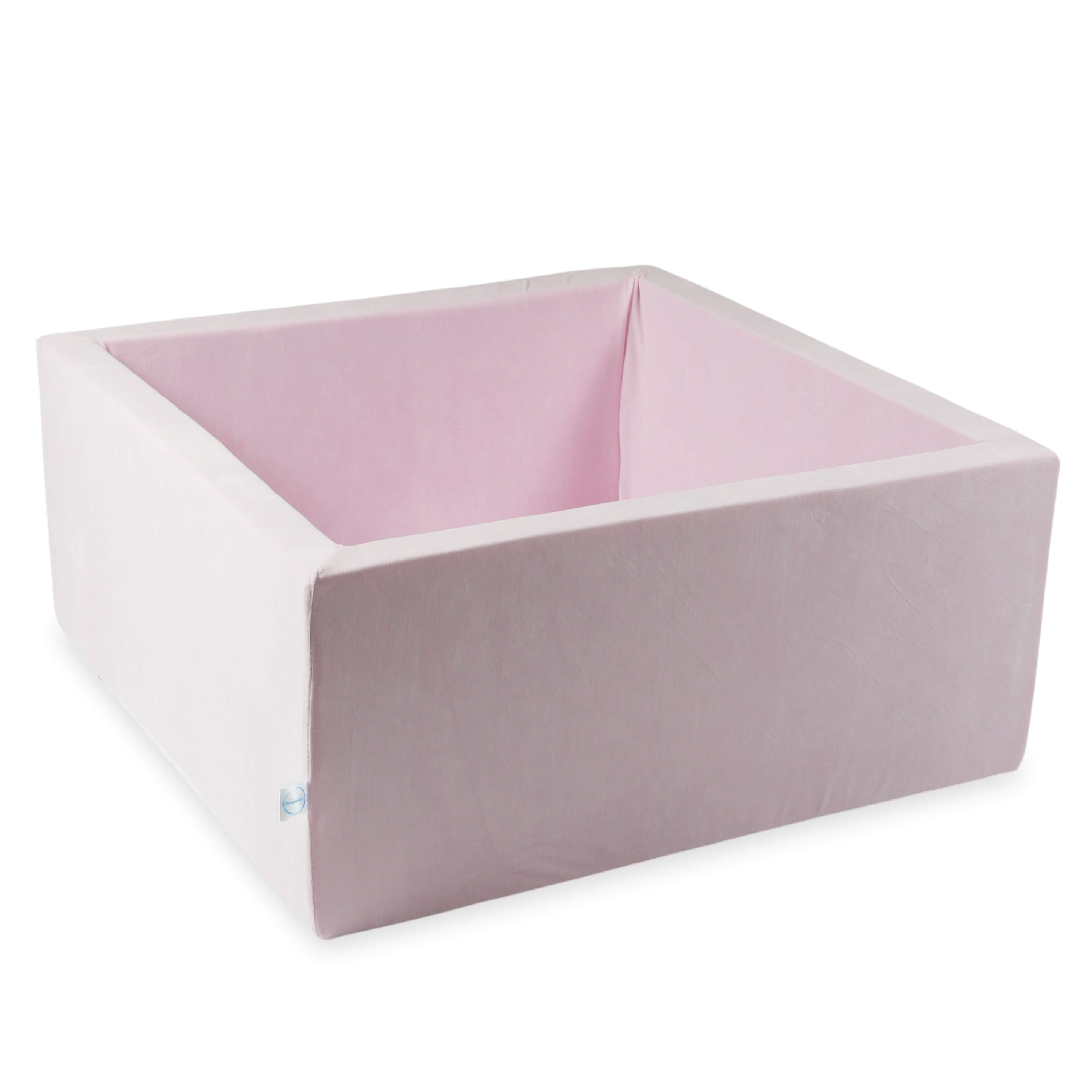 Piscine à balles carrée 90x90x40 cm Velvet Soft light pink sans balles