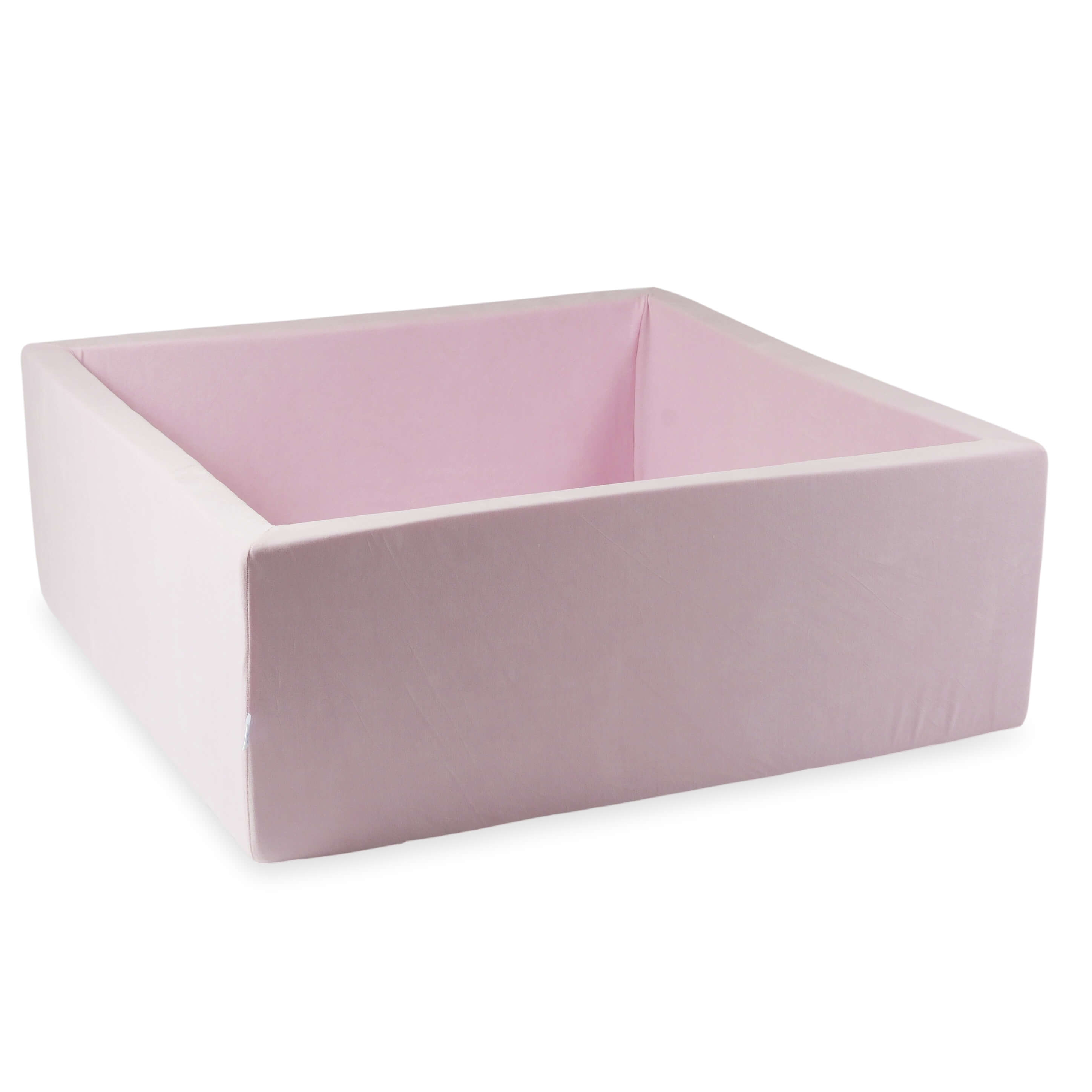 Piscine à balles carrée 110x110x40 cm Velvet Soft light pink sans balles