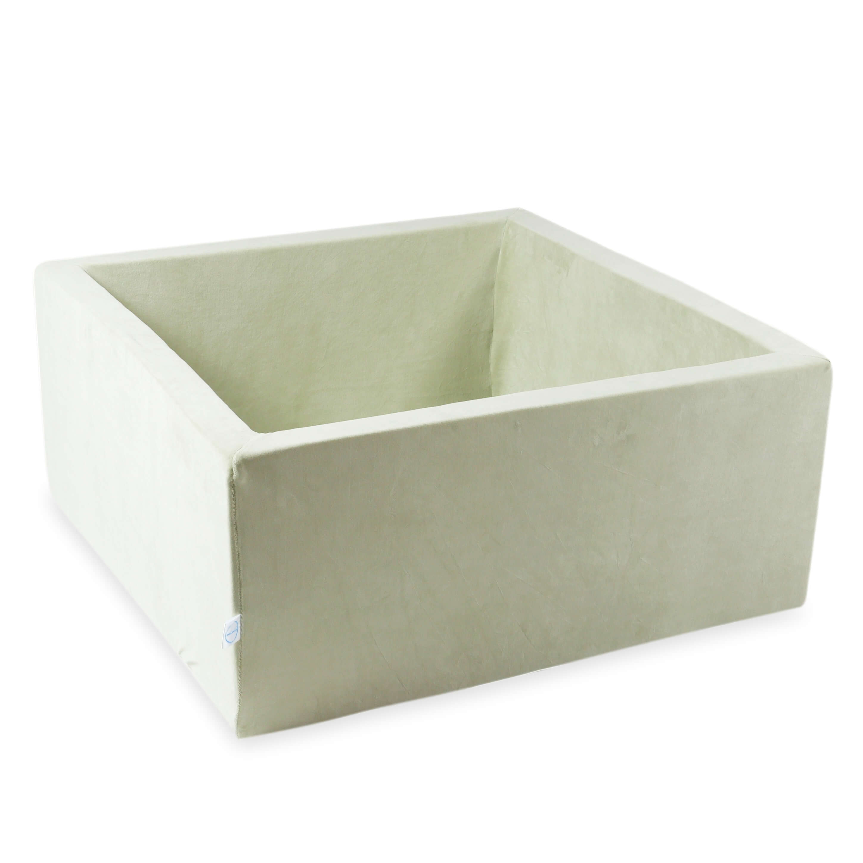 Piscine à balles carrée 90x90x40 cm Velvet Soft pistachio sans balles