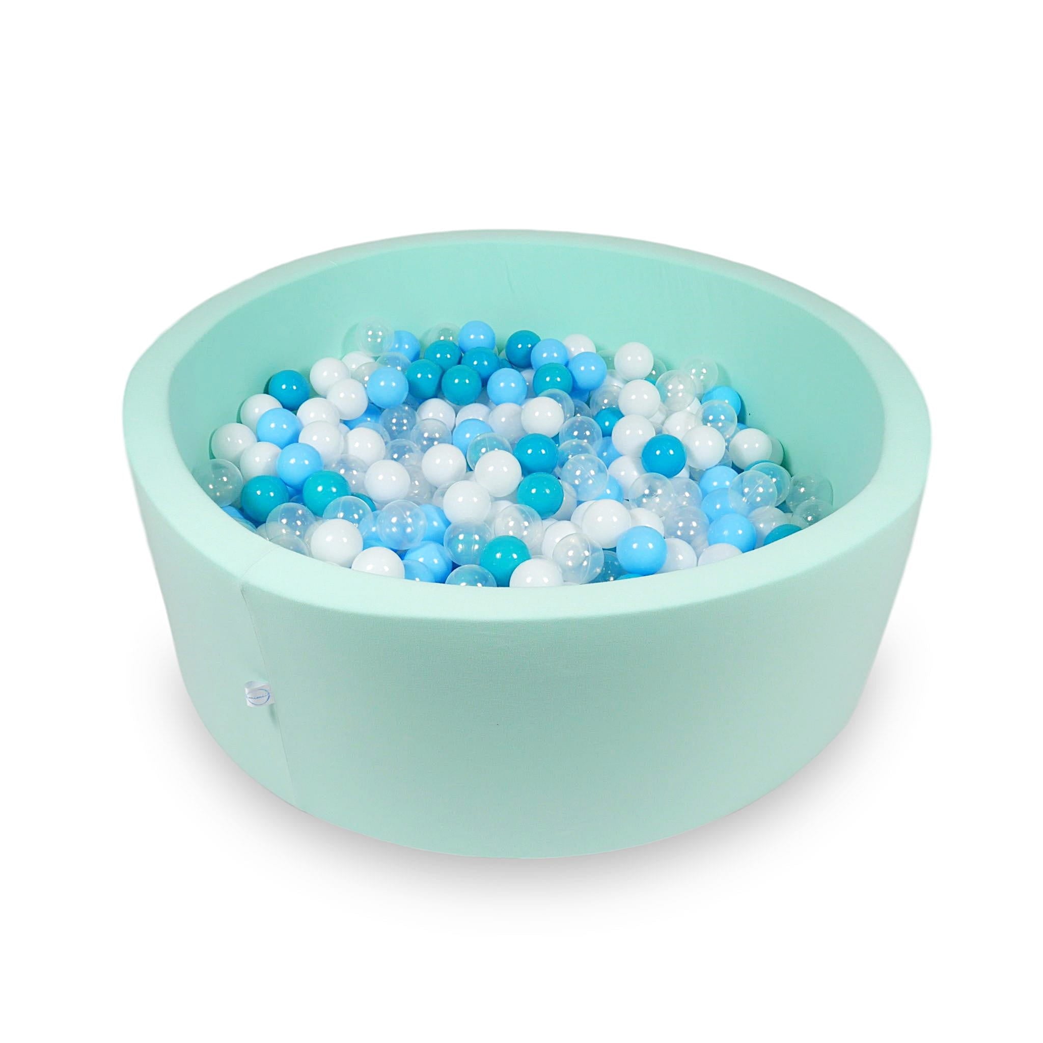 Piscine à Balles 110x40cm menthe avec balles 500pcs (turquoise, blanc, clair, bleu clair)