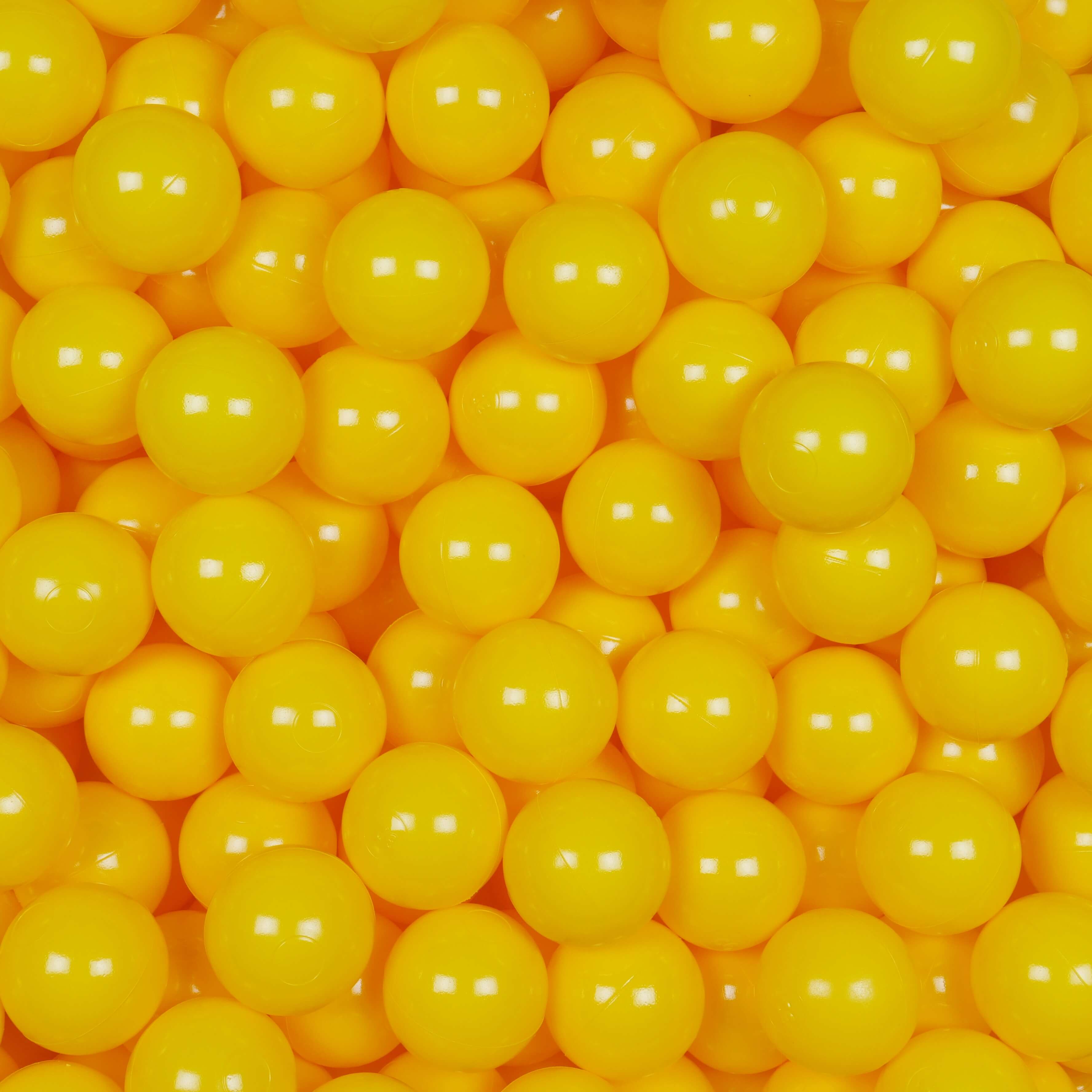 Balles de jeu ø7cm 50 pièces jaune