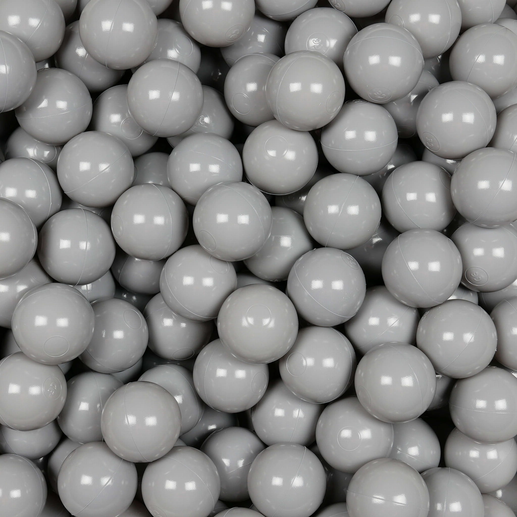 Balles de jeu ø7cm 200 pièces gris
