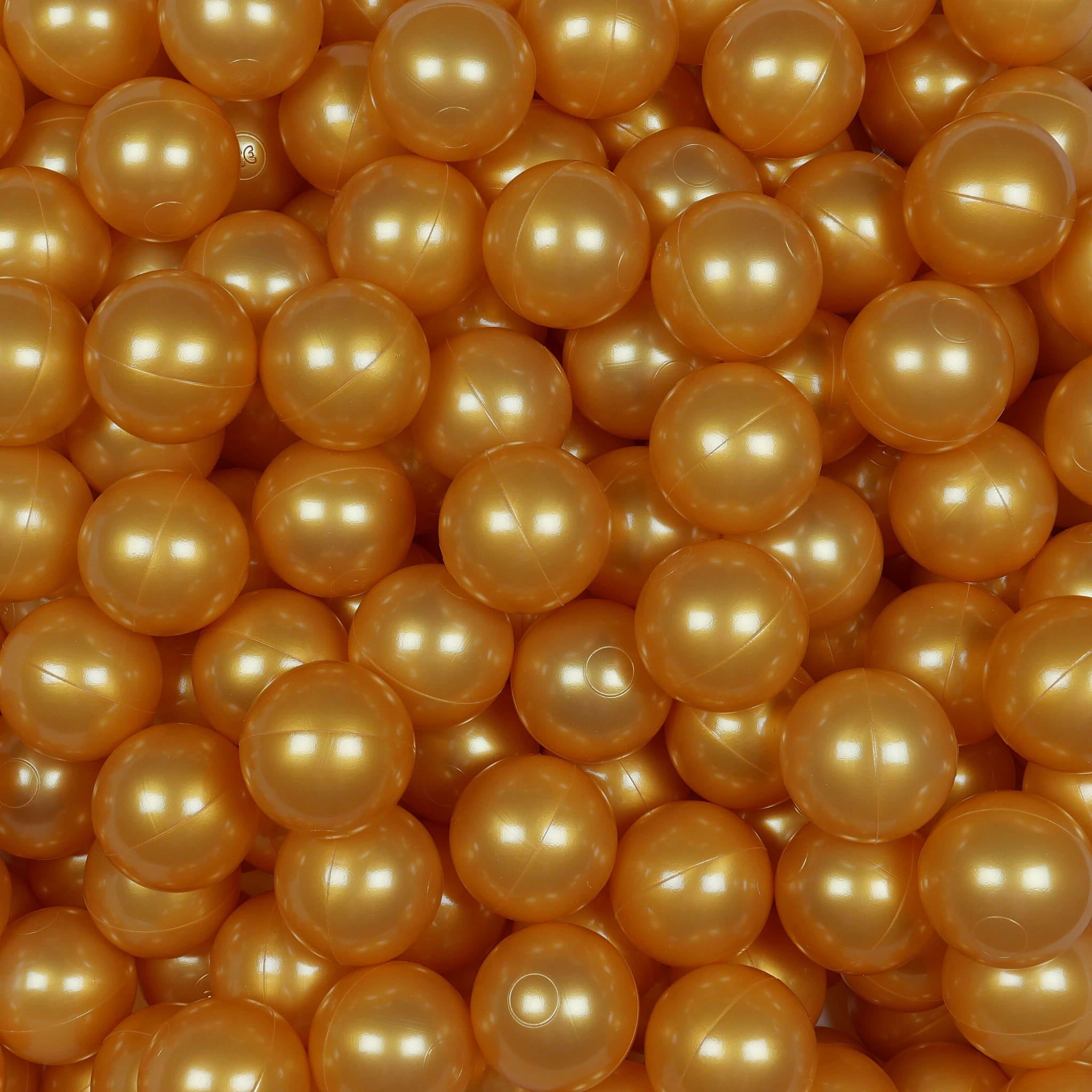 Balles de jeu ø7cm 25 pièces dore